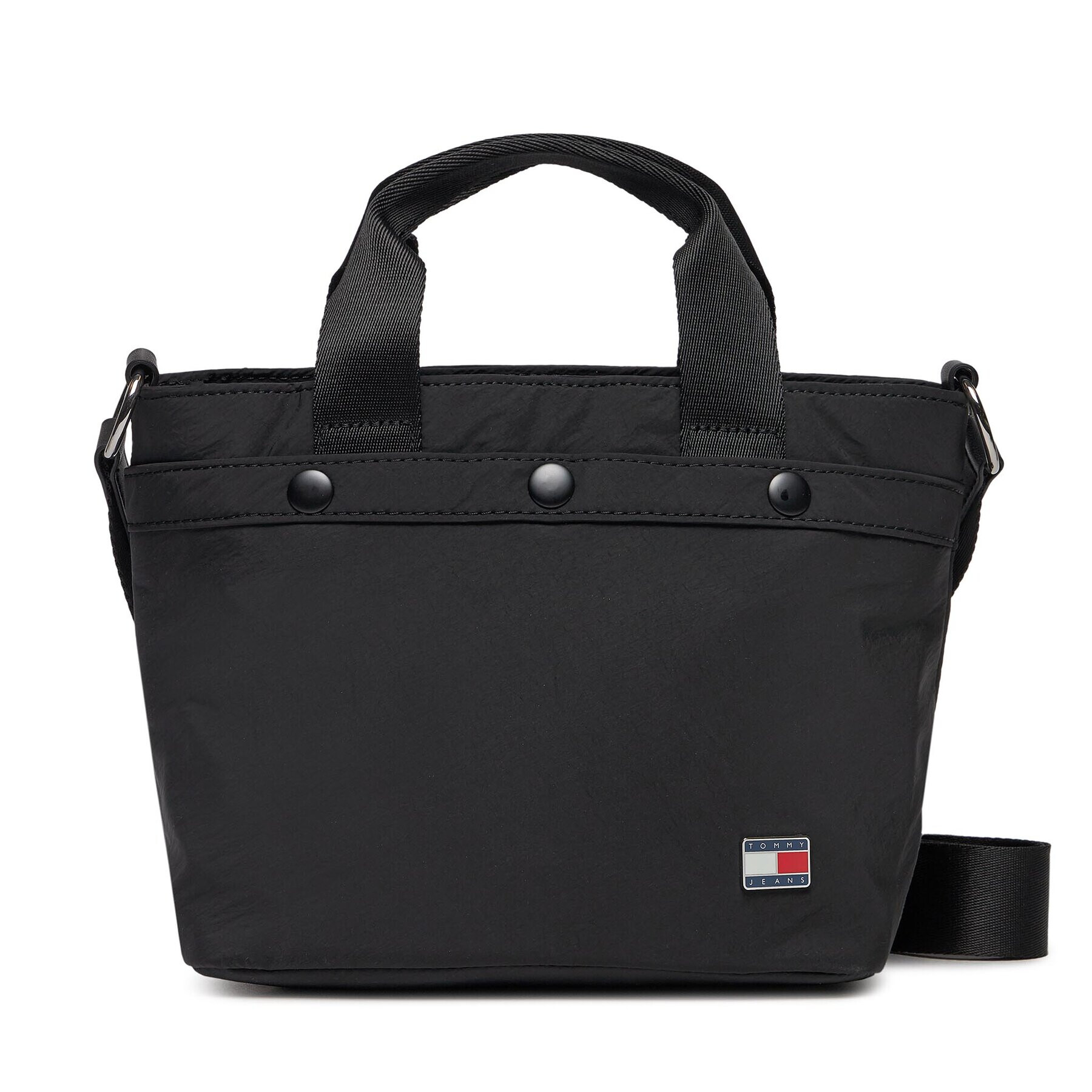 Tommy Jeans Geantă Tjw Girlhood Small Tote AW0AW15821 Negru - Pled.ro