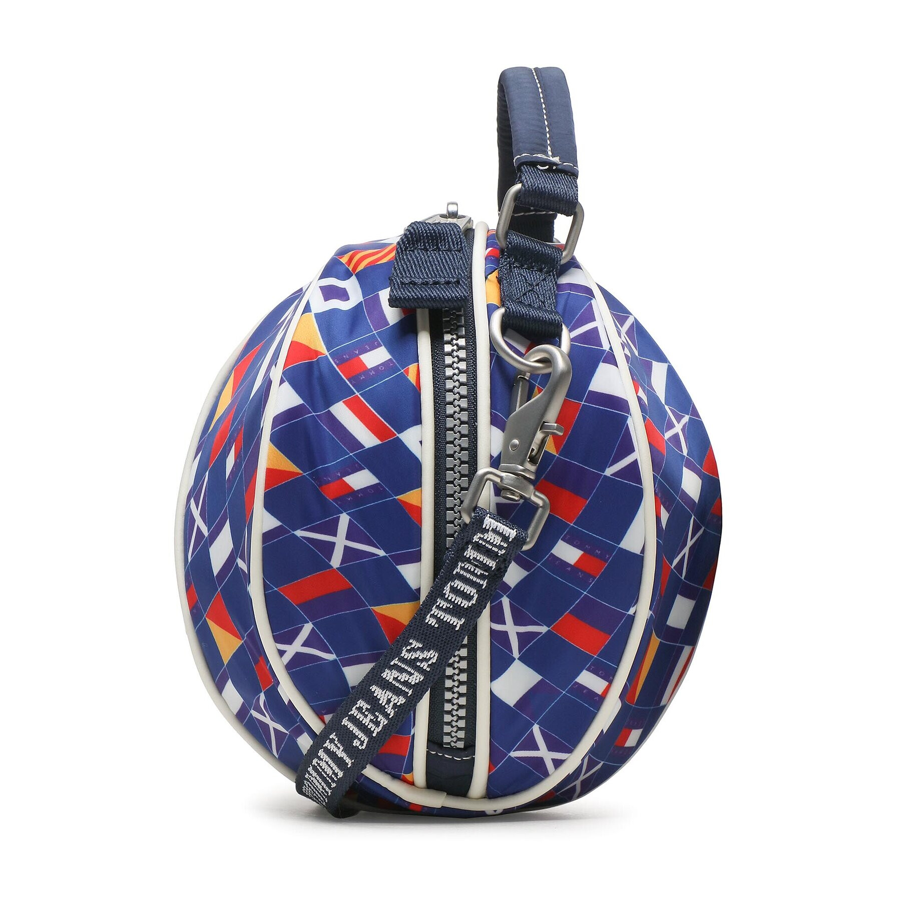 Tommy Jeans Geantă Tjw Heritage Ball Flag Print AW0AW15175 Bleumarin - Pled.ro