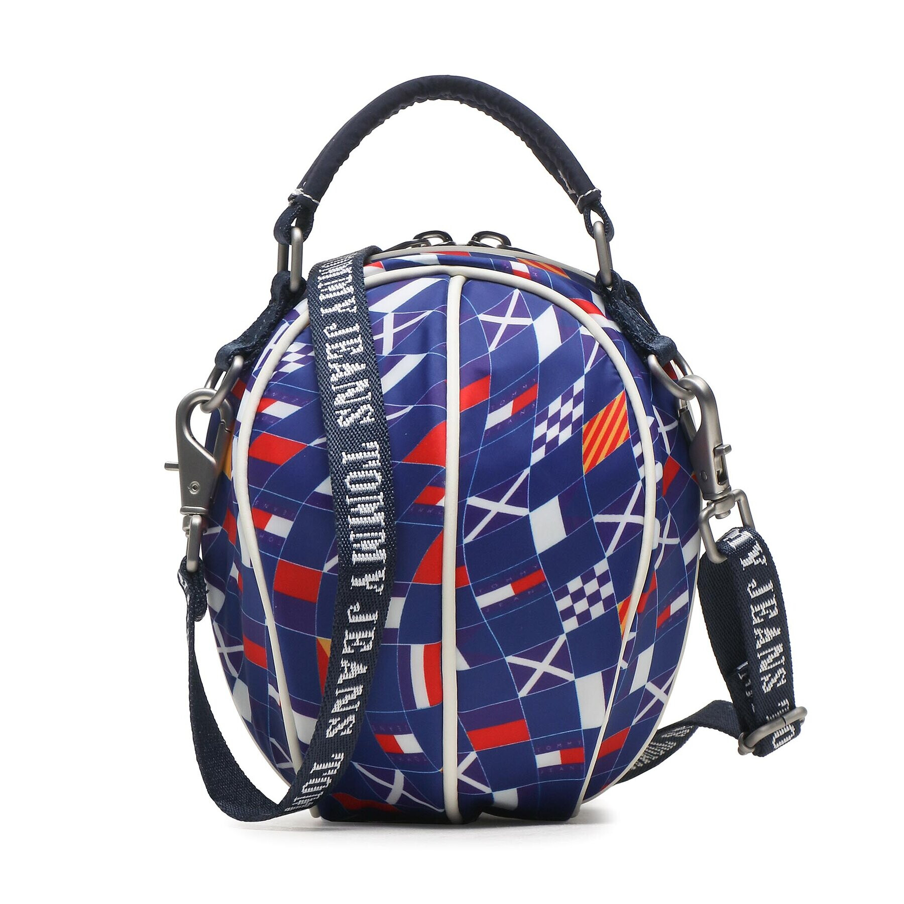 Tommy Jeans Geantă Tjw Heritage Ball Flag Print AW0AW15175 Bleumarin - Pled.ro