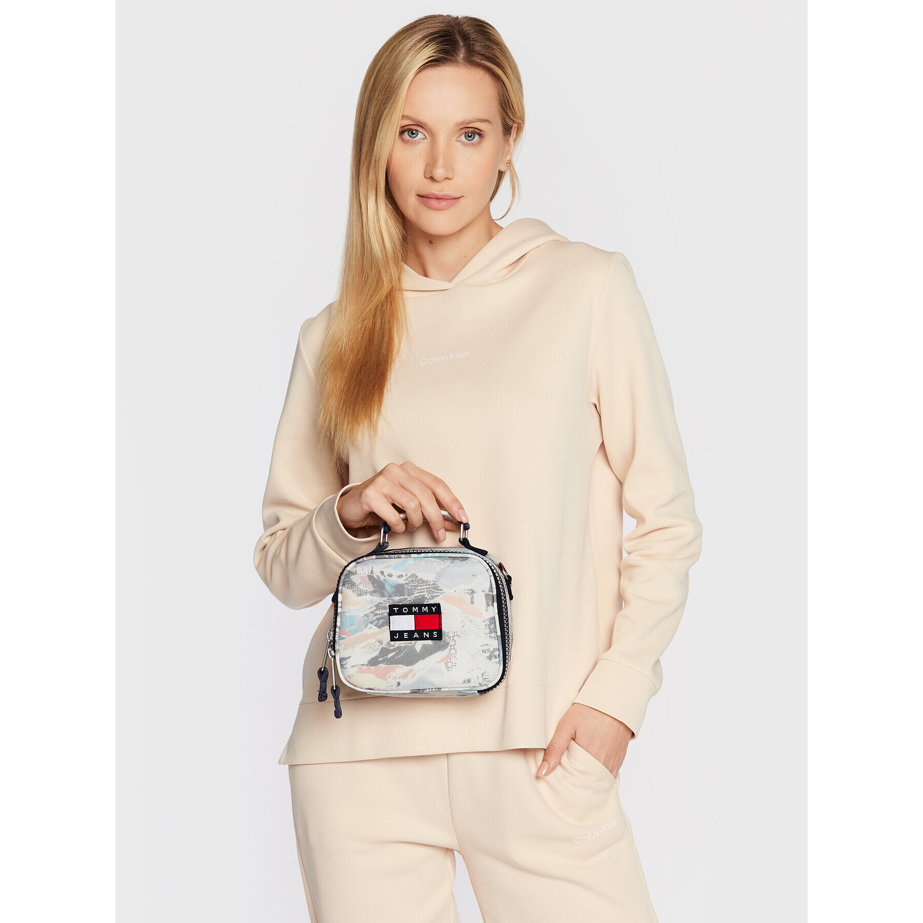 Tommy Jeans Geantă Tjw Heritage Crossover AW0AW12413 Gri - Pled.ro