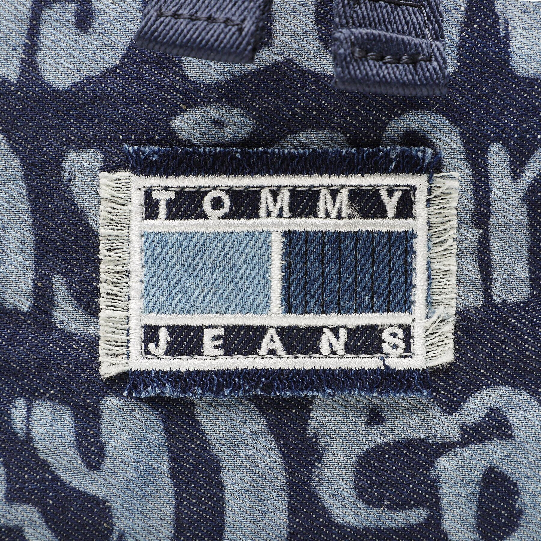 Tommy Jeans Geantă Tjw Heritage Crossover Denim AW0AW15173 Bleumarin - Pled.ro