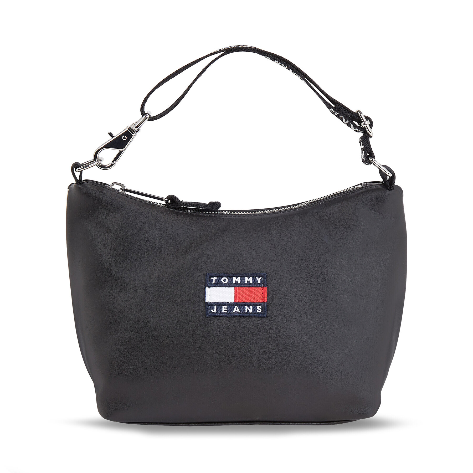 Tommy Jeans Geantă Tjw Heritage Shoulder Bag AW0AW15409 Negru - Pled.ro