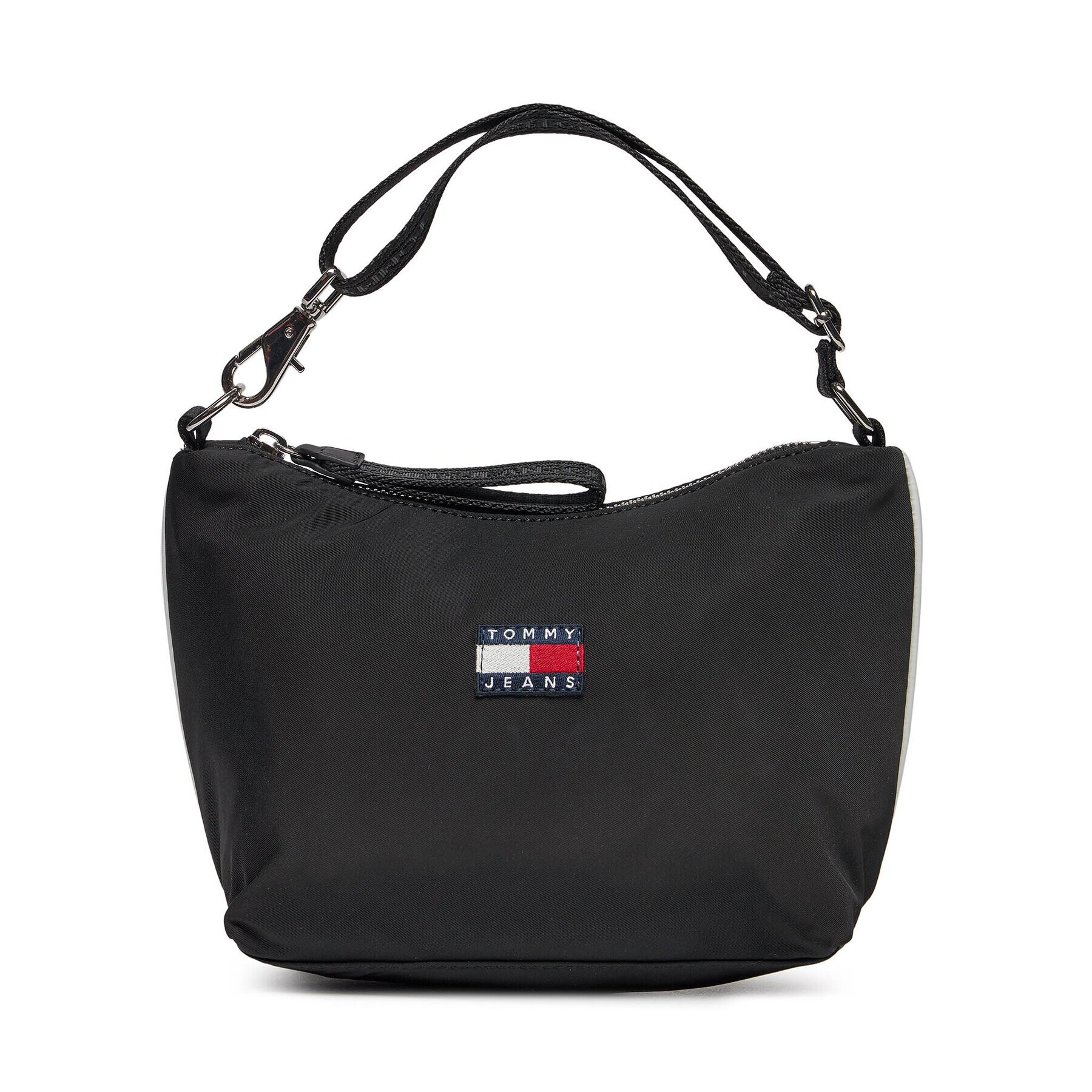 Tommy Jeans Geantă Tjw Heritage Shoulder Bag AW0AW15823 Negru - Pled.ro