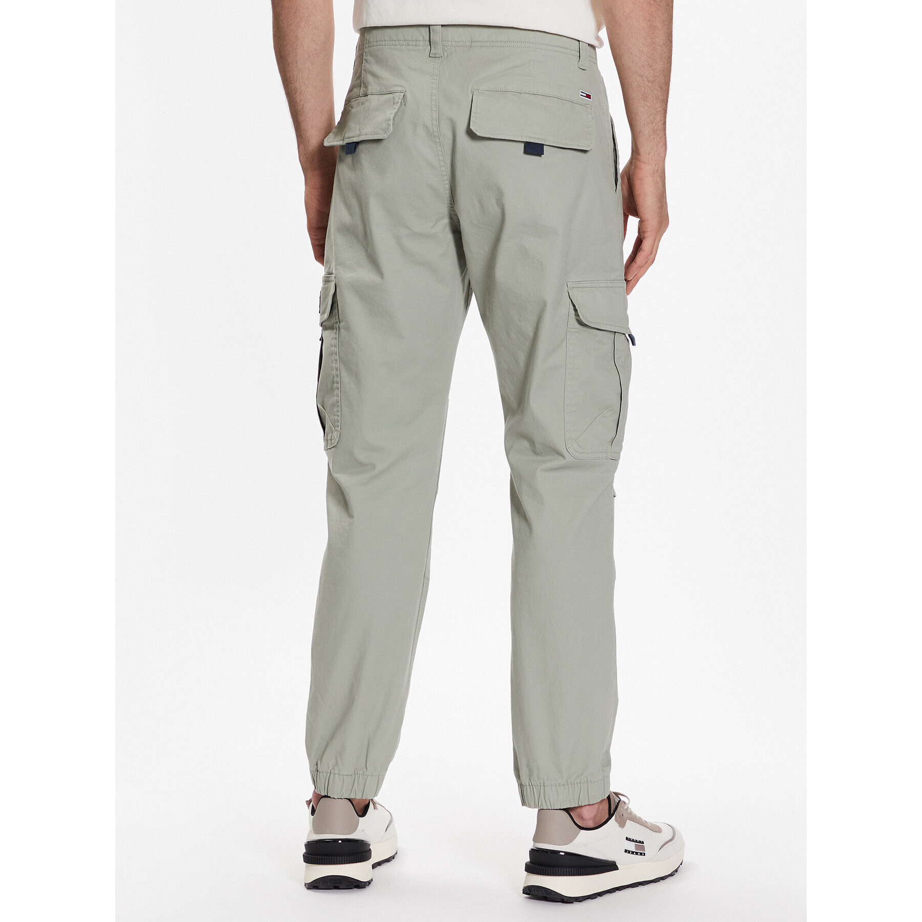 Tommy Jeans Joggers Ethan DM0DM15793 Verde Relaxed Fit - Pled.ro