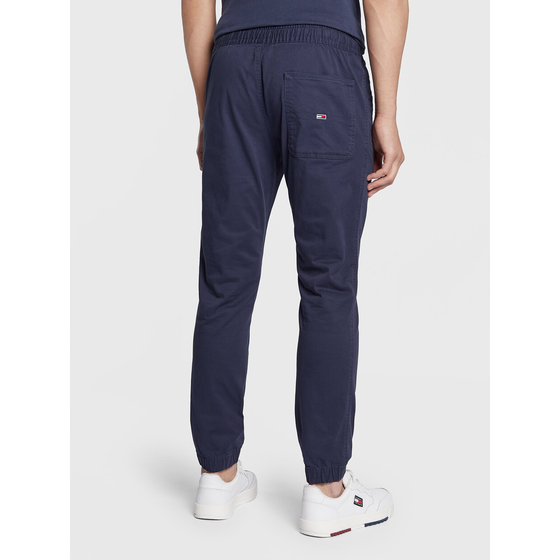 Tommy Jeans Joggers Scanton DM0DM14471 Bleumarin Slim Fit - Pled.ro