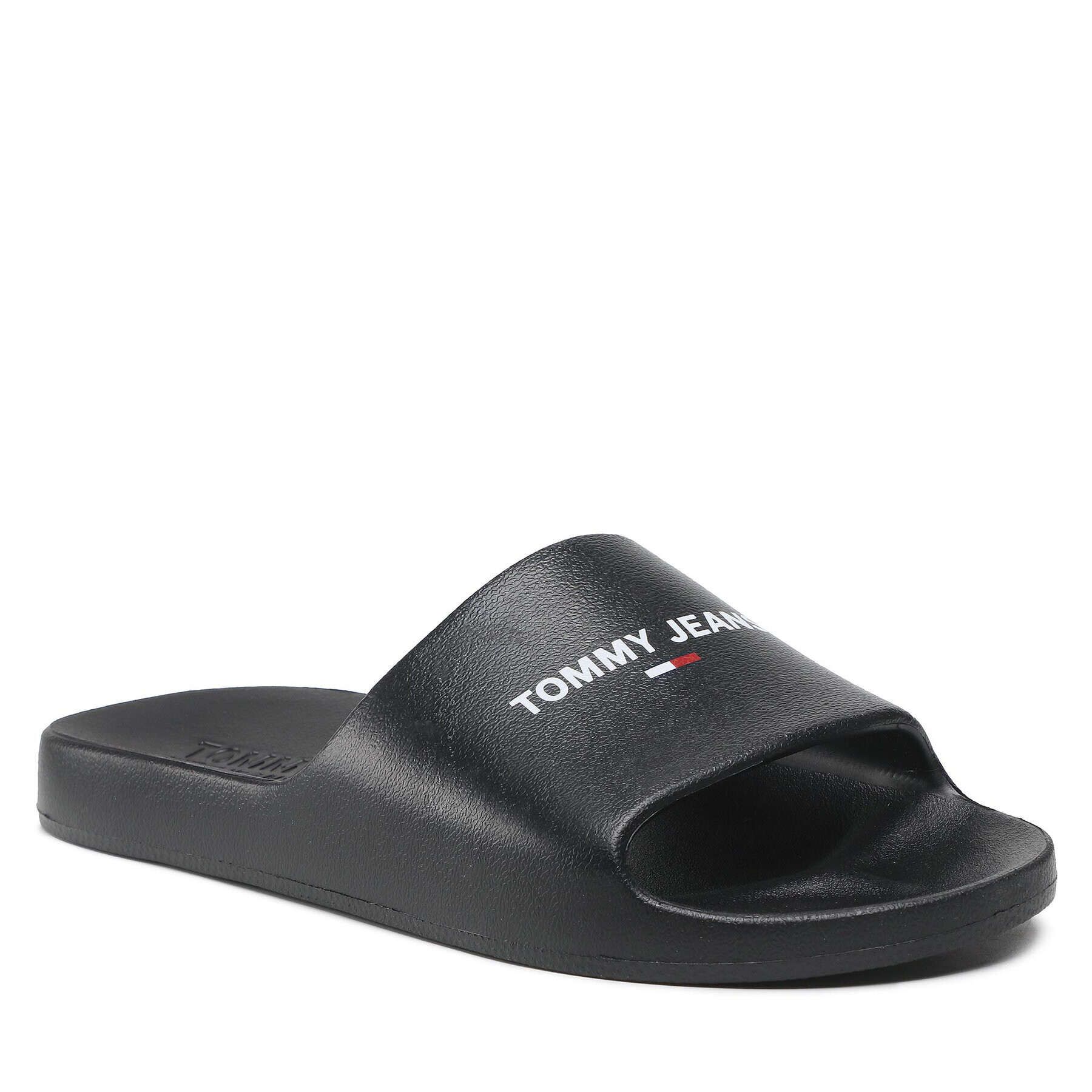 Tommy Jeans Șlapi Essential Pool Slide EM0EM00978 Negru - Pled.ro