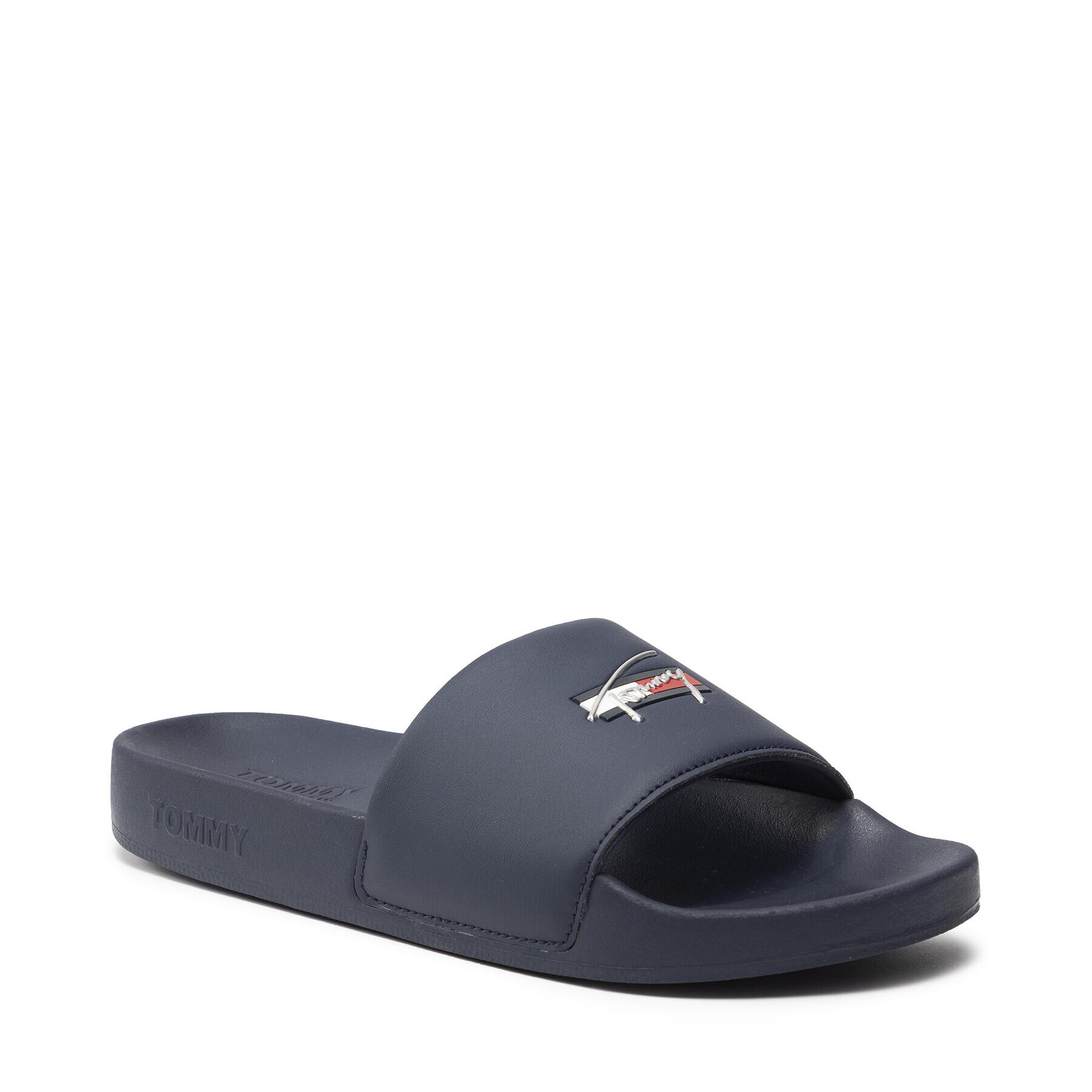 Tommy Jeans Șlapi Essential Pool Slide EN0EN01431 Bleumarin - Pled.ro