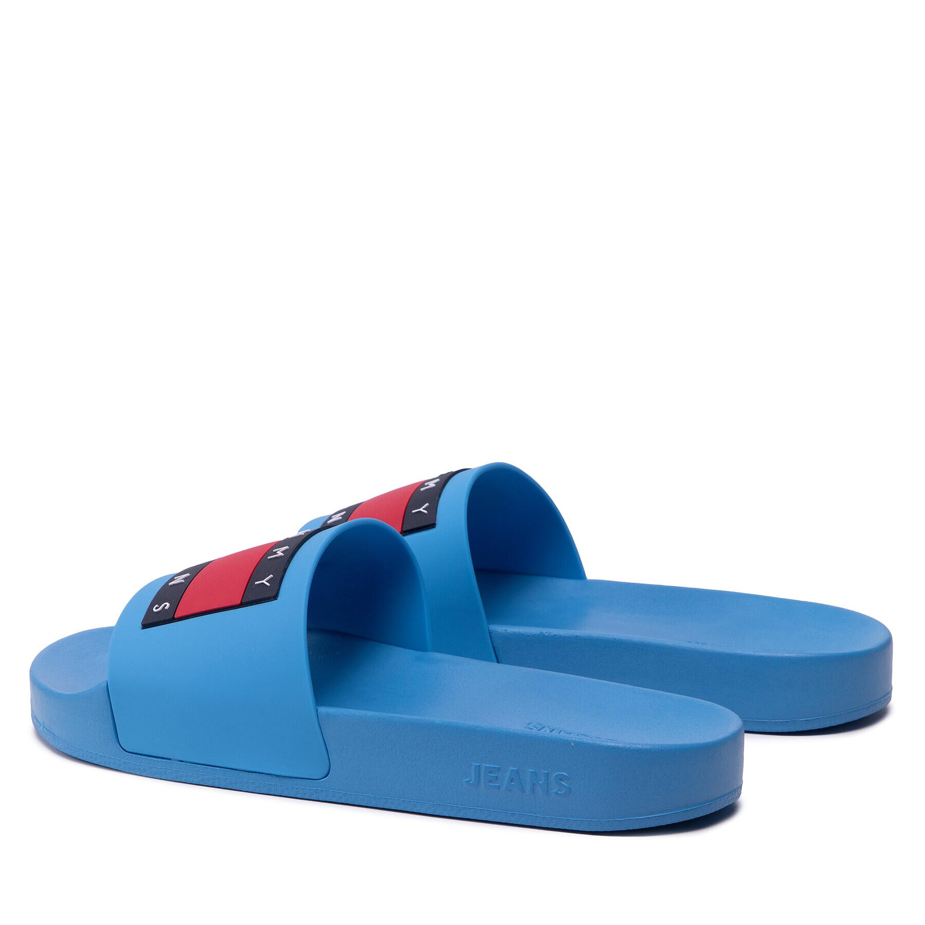 Tommy Jeans Șlapi Flag Pool Slide EN0EN01889 Albastru - Pled.ro