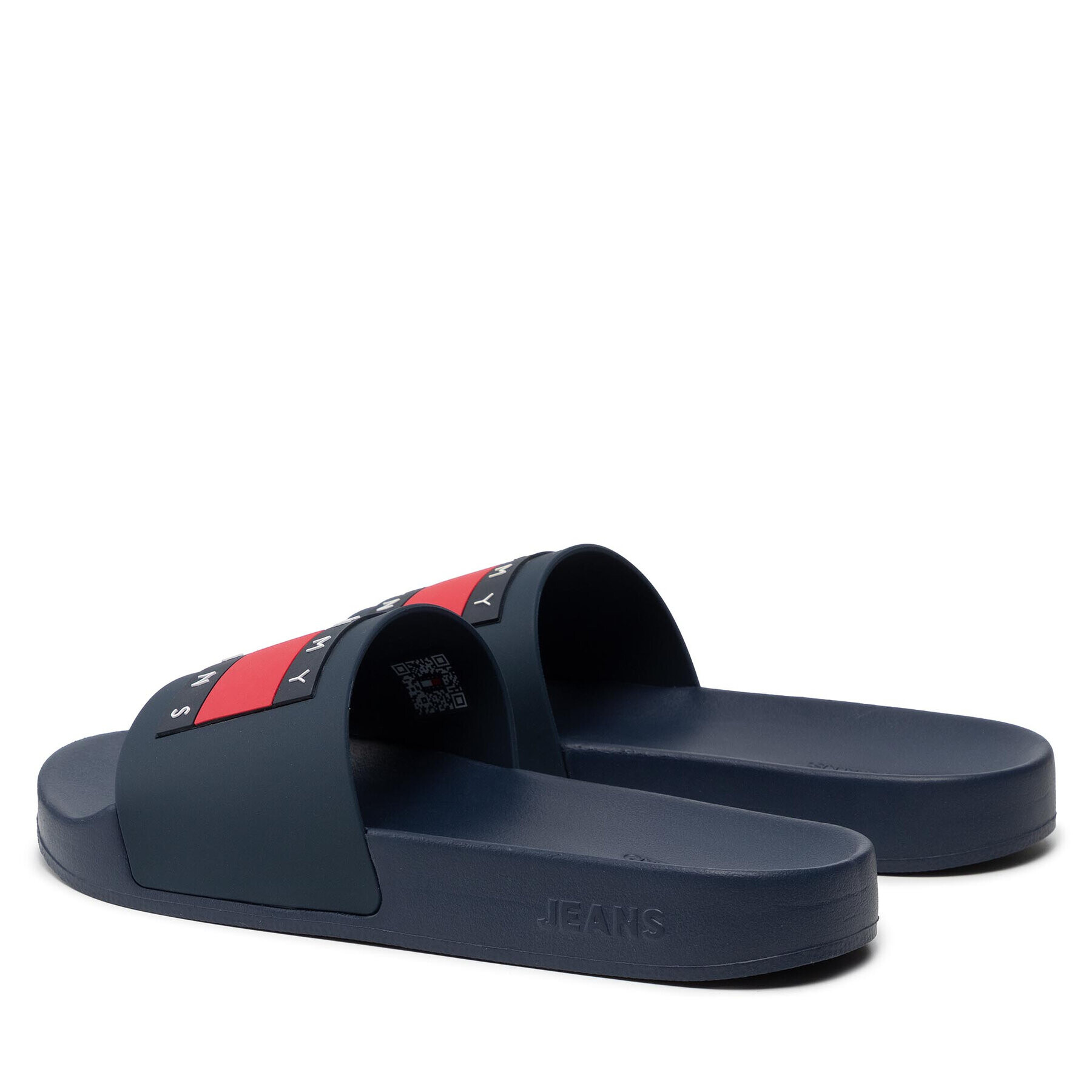 Tommy Jeans Șlapi Flag Pool Slide EN0EN01889 Bleumarin - Pled.ro