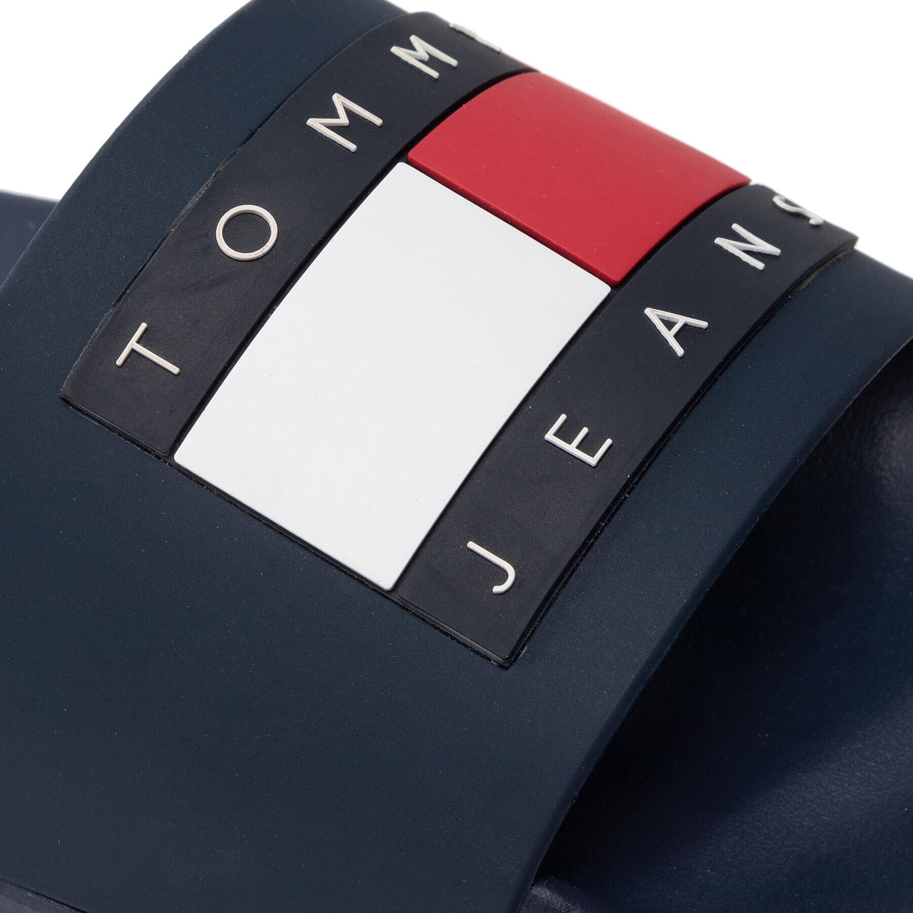 Tommy Jeans Șlapi Flag Pool Slide EN0EN01889 Bleumarin - Pled.ro