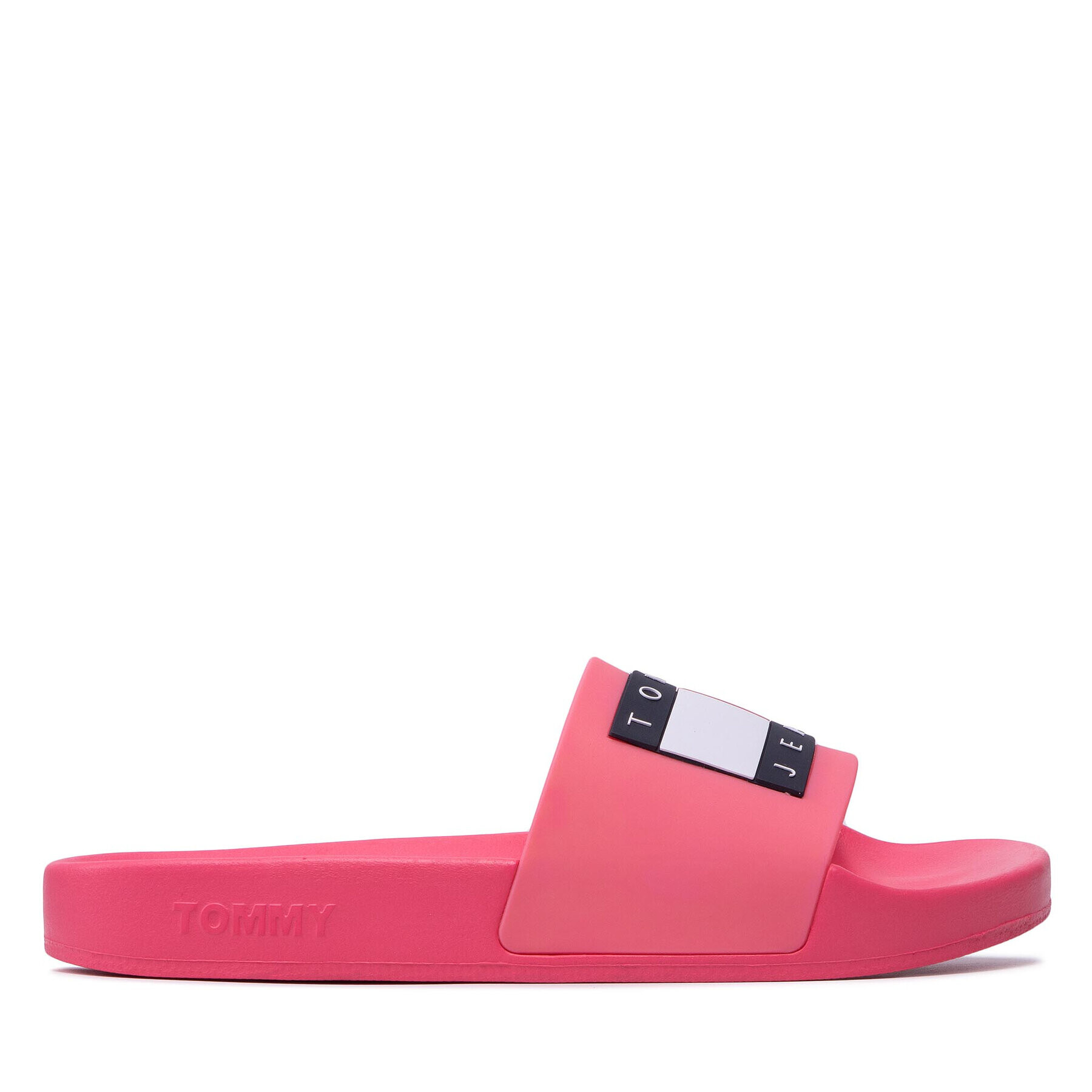 Tommy Jeans Șlapi Flag Pool Slide EN0EN01889 Roz - Pled.ro