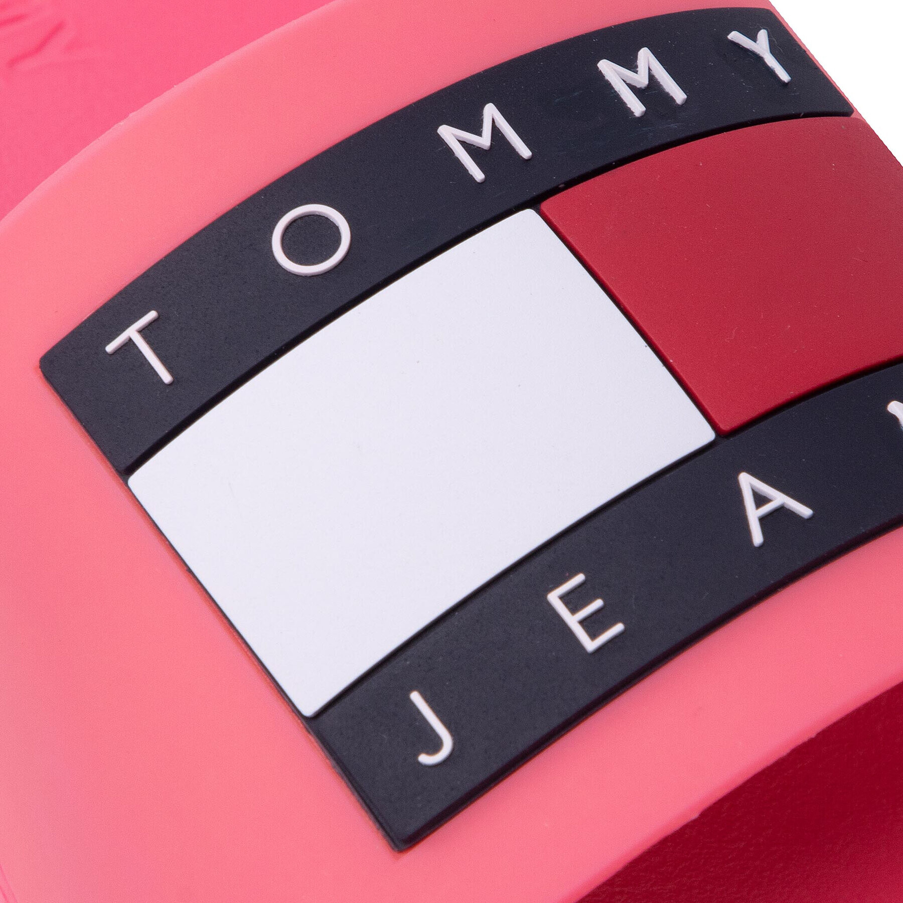 Tommy Jeans Șlapi Flag Pool Slide EN0EN01889 Roz - Pled.ro