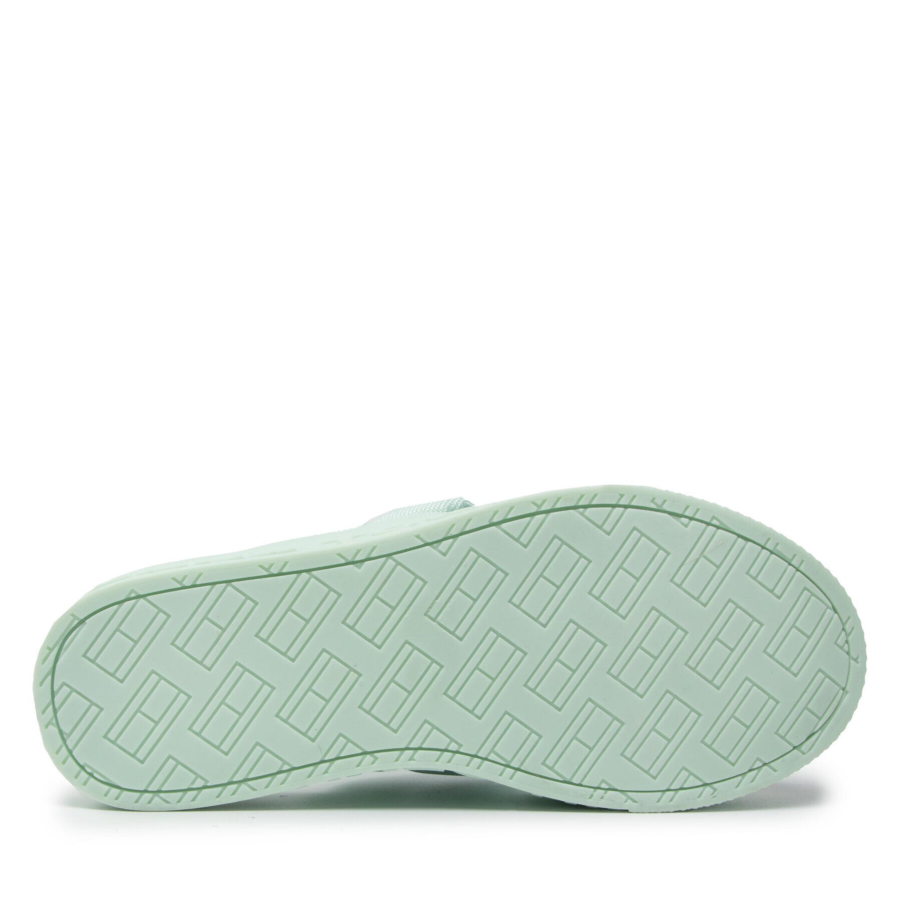 Tommy Jeans Șlapi Flatform Sandal EN0EN01798 Verde - Pled.ro