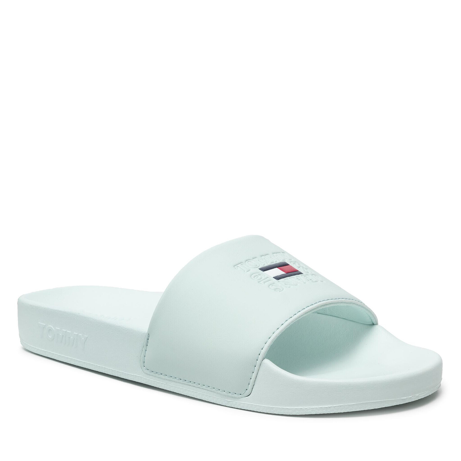 Tommy Jeans Șlapi Printed Pool Slide EN0EN01826 Albastru - Pled.ro