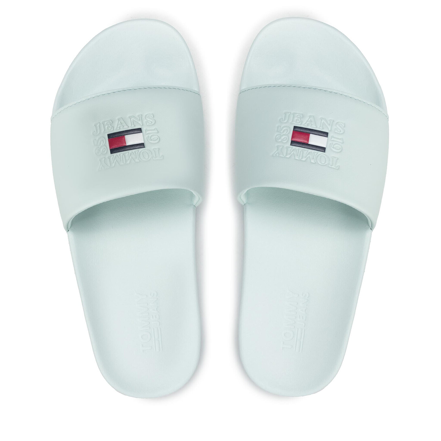 Tommy Jeans Șlapi Printed Pool Slide EN0EN01826 Albastru - Pled.ro