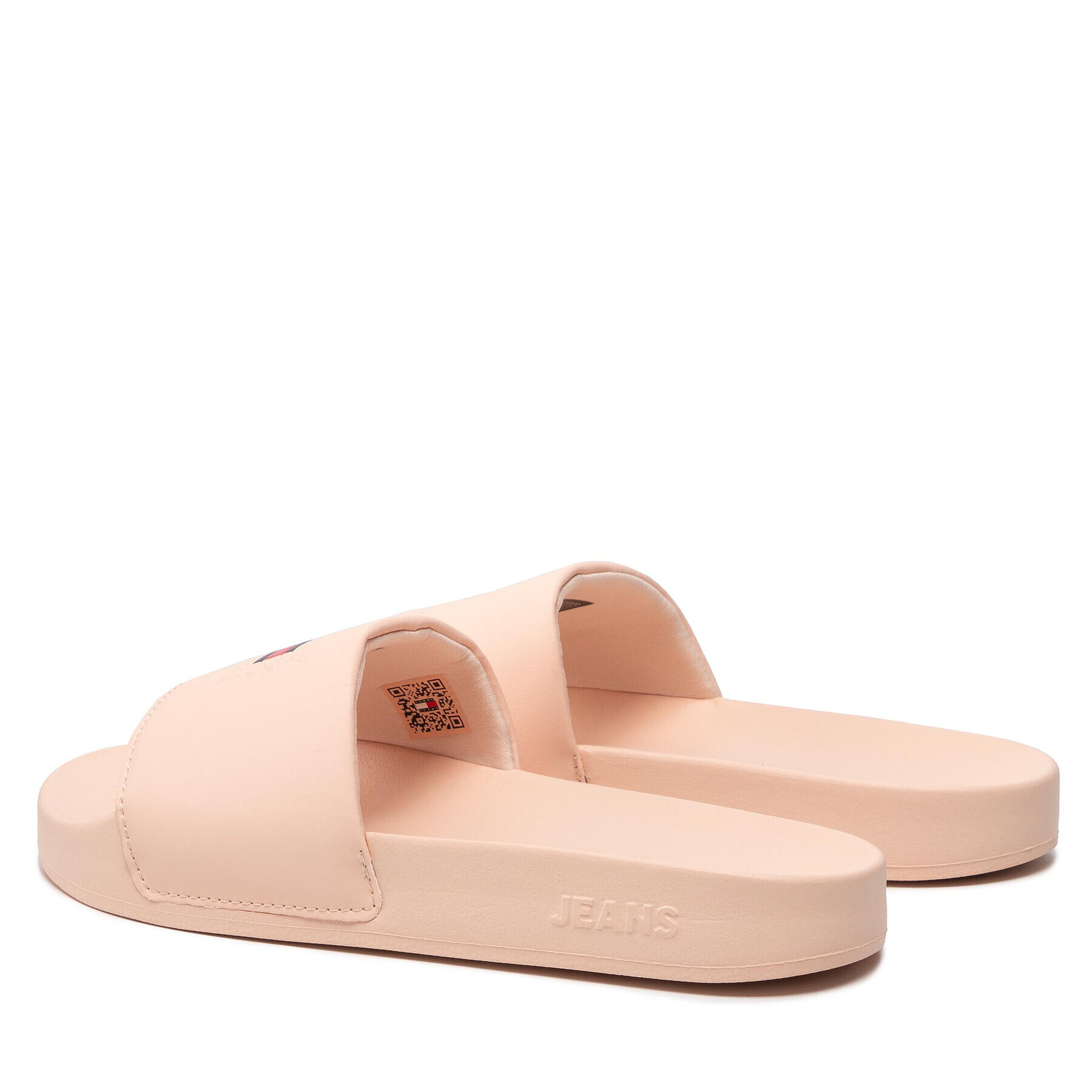 Tommy Jeans Șlapi Printed Pool Slide EN0EN01826 Roz - Pled.ro