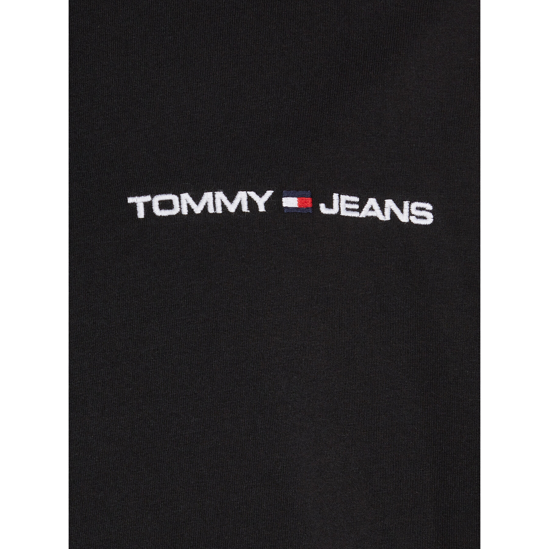 Tommy Jeans Longsleeve DM0DM16879 Negru Regular Fit - Pled.ro