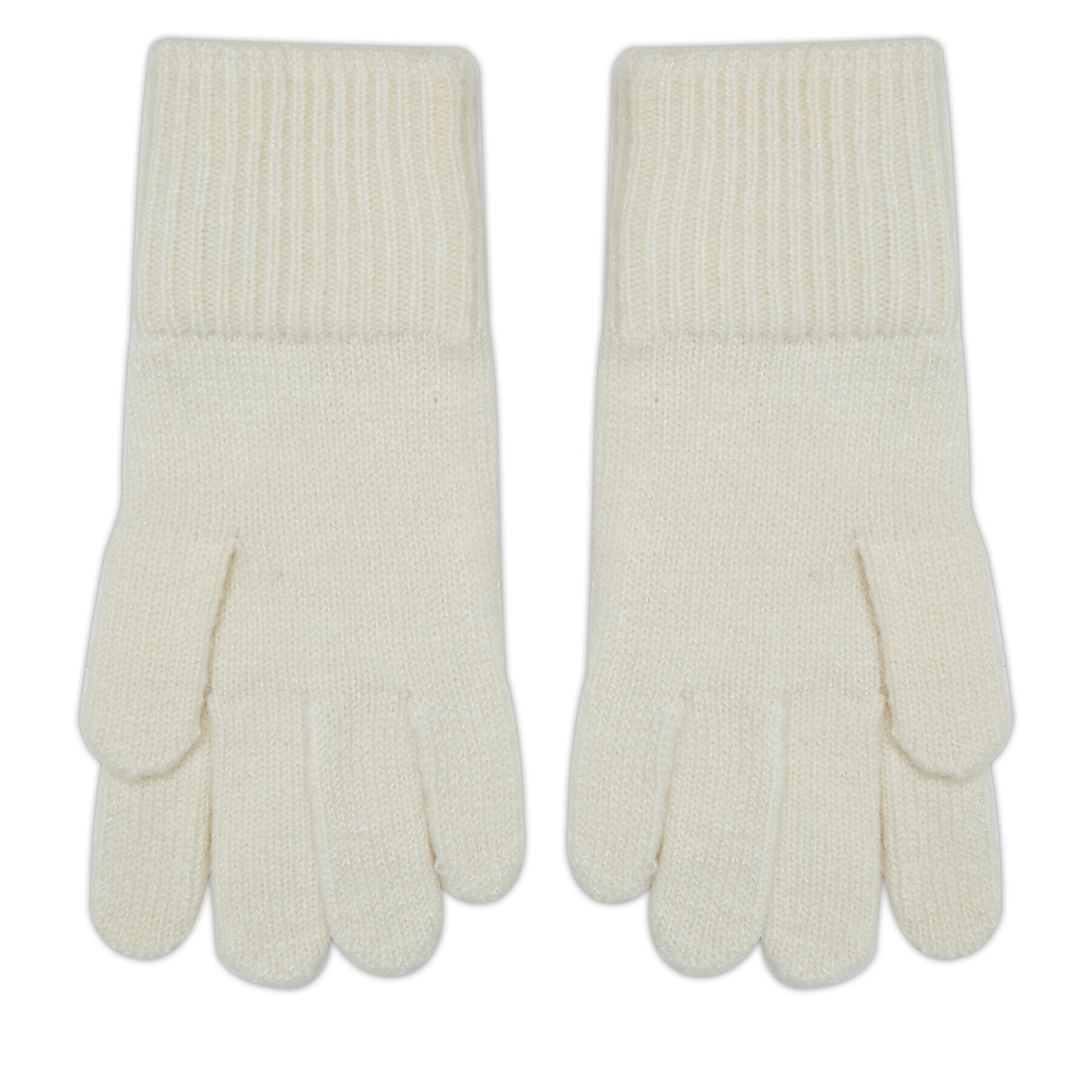 Tommy Jeans Mănuși de Damă Tjw Cosy Knit Gloves AW0AW15481 Écru - Pled.ro