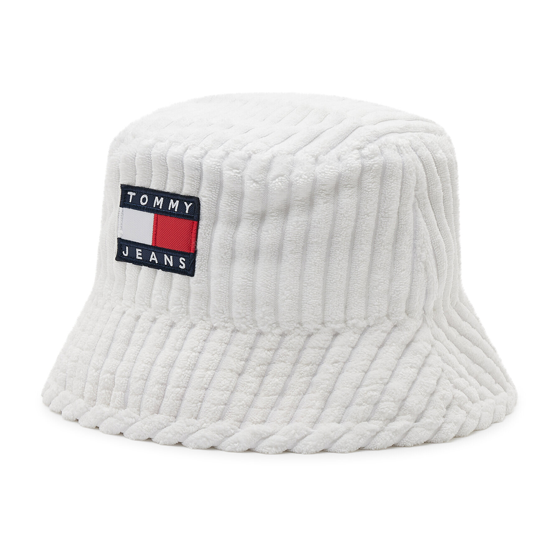 Tommy Jeans Pălărie Heritage Bucket AW0AW12425 Alb - Pled.ro