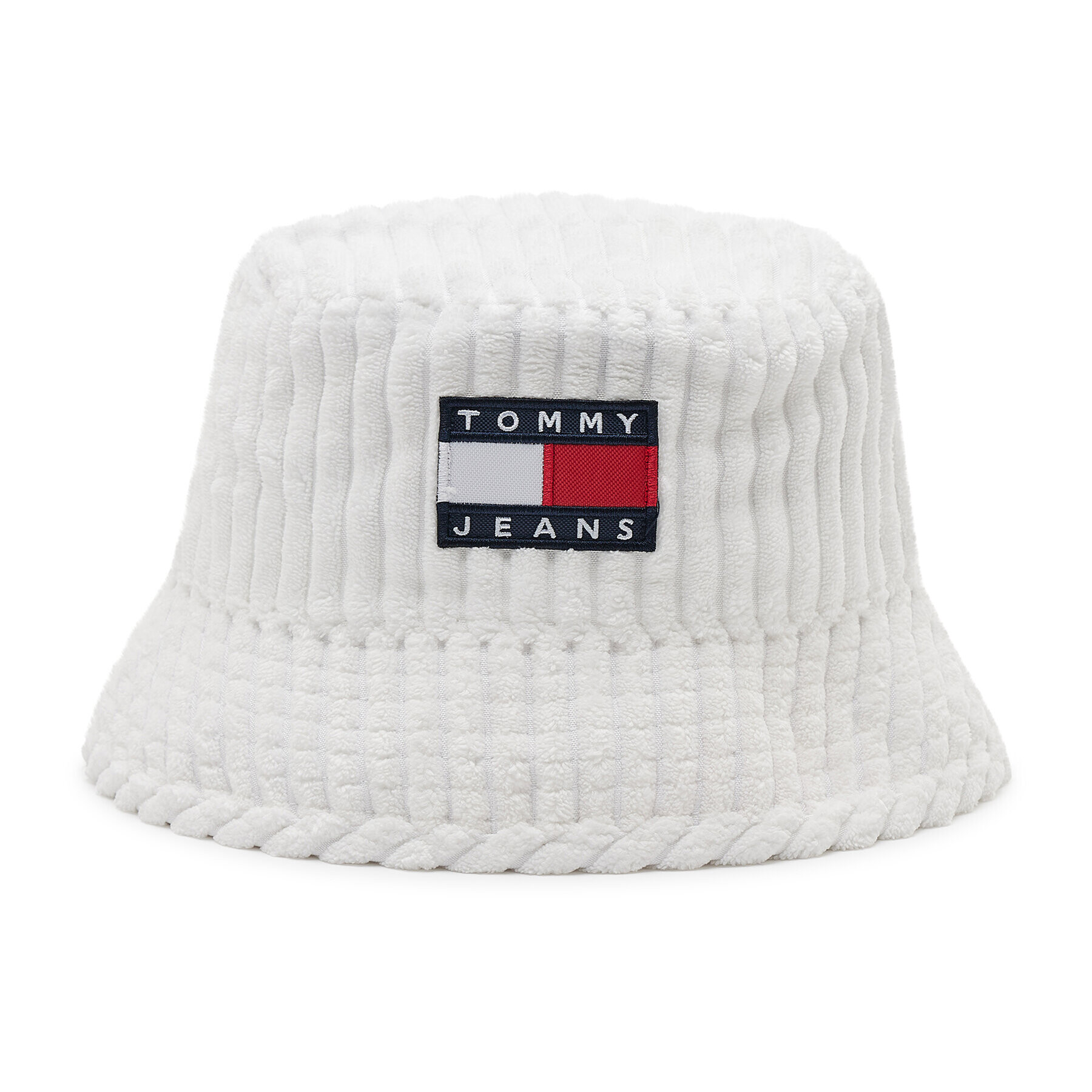 Tommy Jeans Pălărie Heritage Bucket AW0AW12425 Alb - Pled.ro