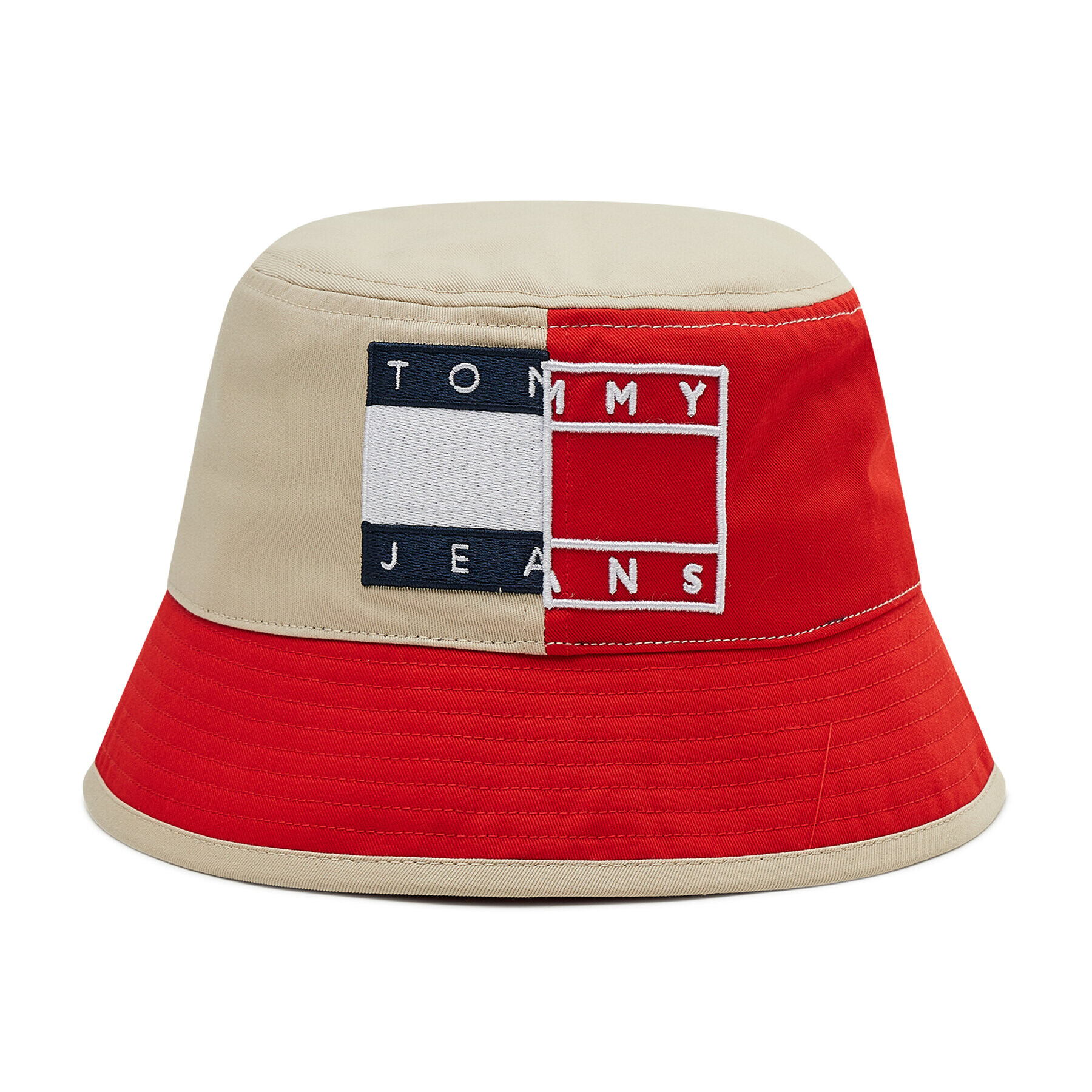 Tommy Jeans Pălărie Tjw Heritage Bucket Splice AW0AW11768 Roșu - Pled.ro