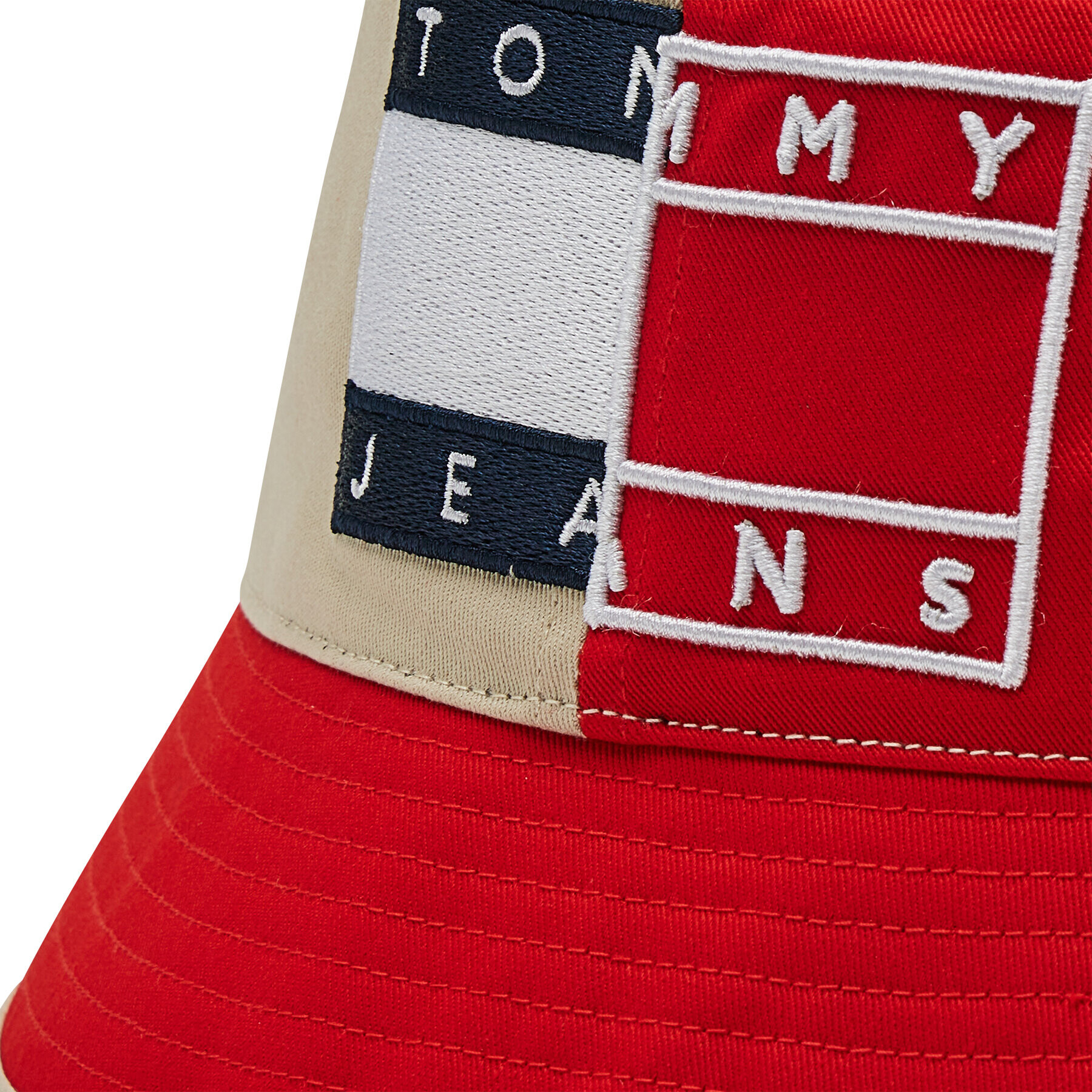 Tommy Jeans Pălărie Tjw Heritage Bucket Splice AW0AW11768 Roșu - Pled.ro