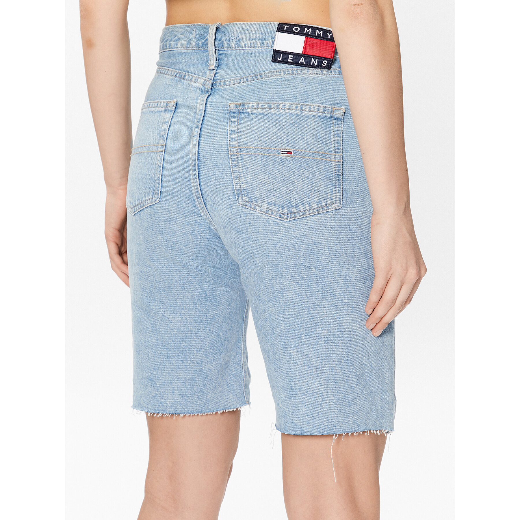 Tommy Jeans Pantaloni scurți de blugi Harper DW0DW15596 Albastru Regular Fit - Pled.ro