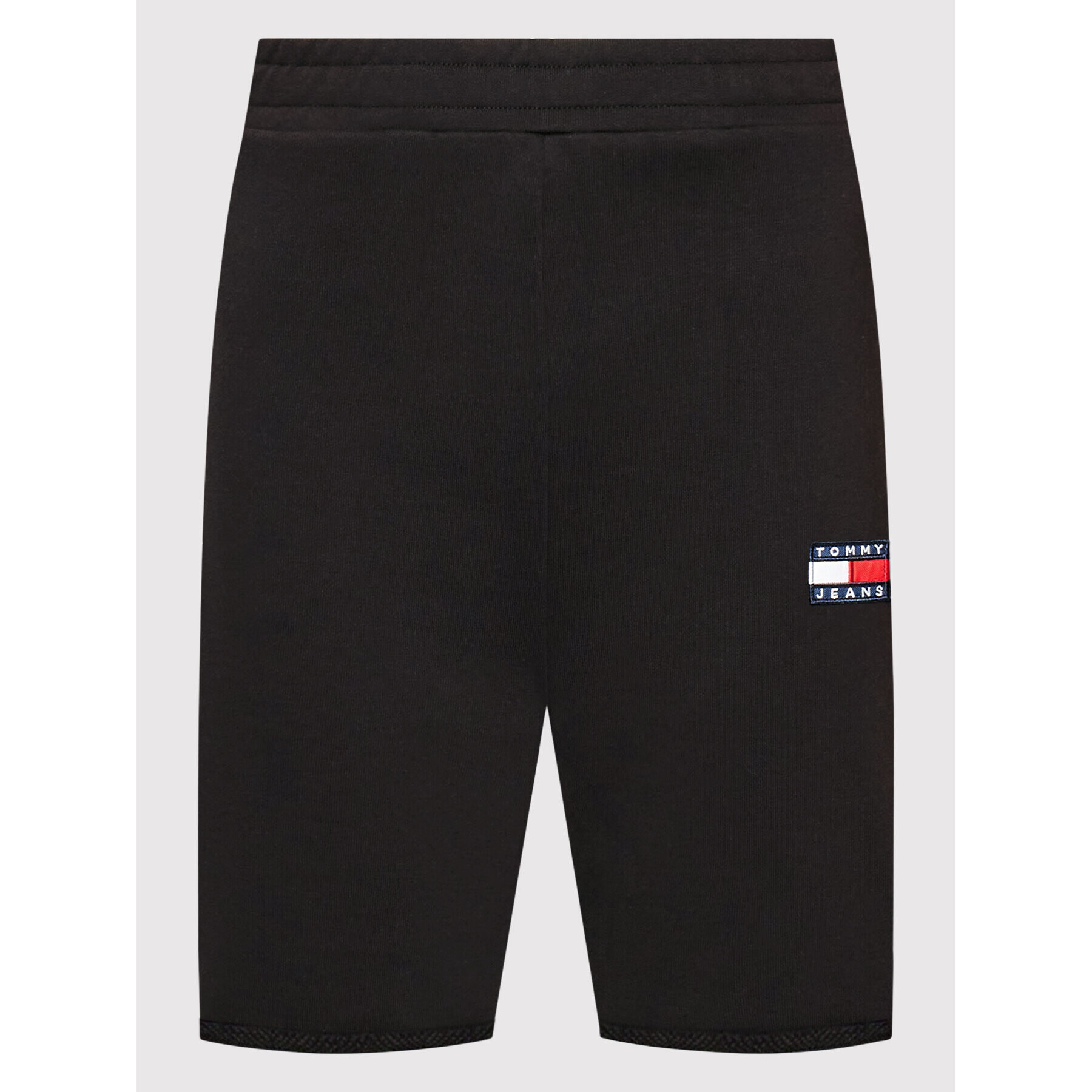 Tommy Jeans Pantaloni scurți sport Badge DW0DW12625 Negru Relaxed Fit - Pled.ro