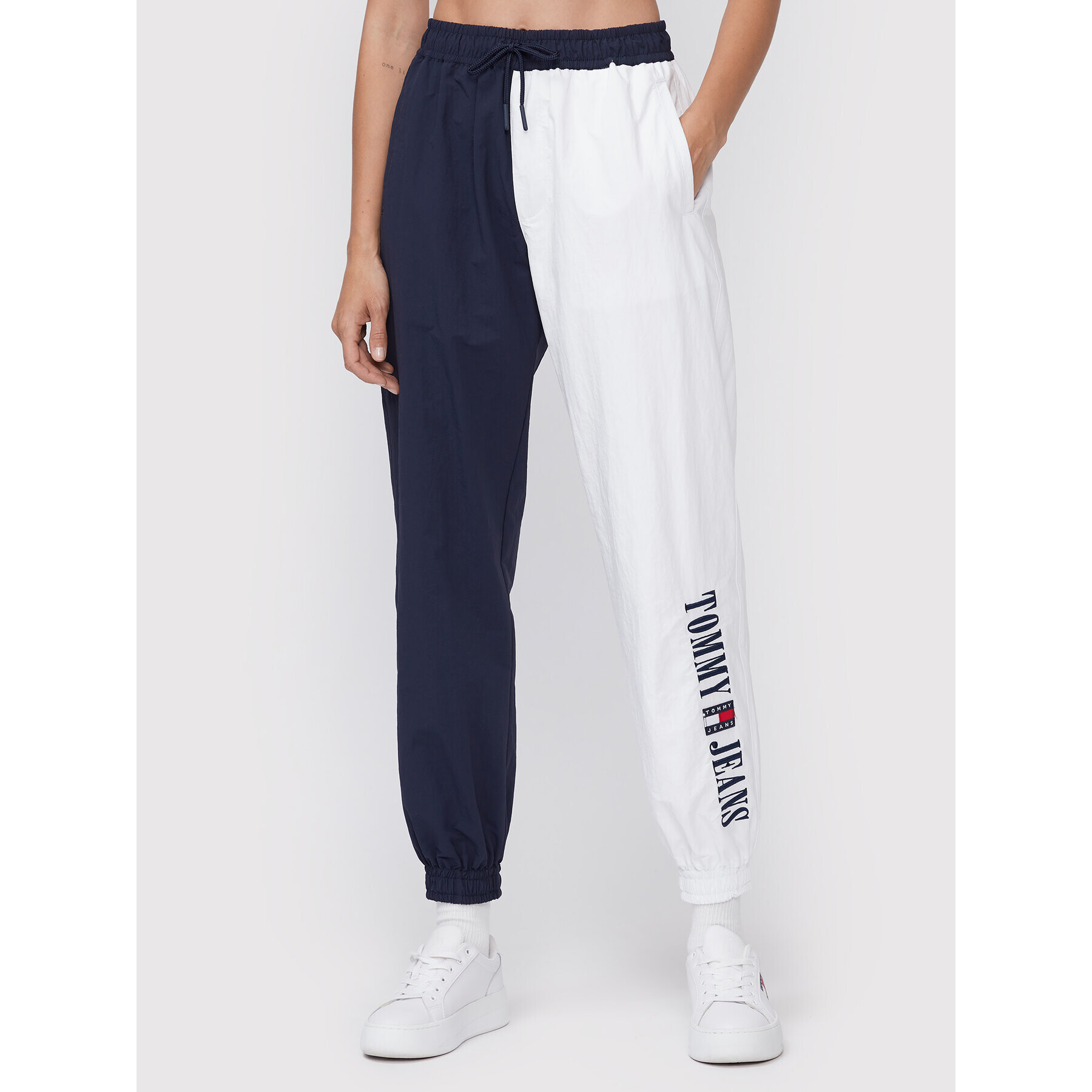 Tommy Jeans Pantaloni trening Archive 1 DW0DW14425 Bleumarin Relaxed Fit - Pled.ro