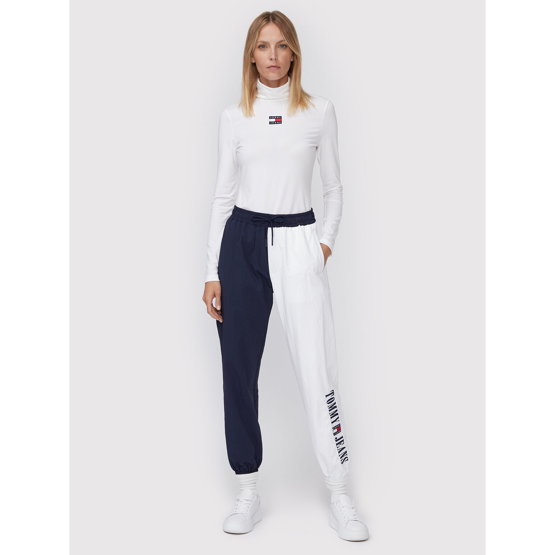 Tommy Jeans Pantaloni trening Archive 1 DW0DW14425 Bleumarin Relaxed Fit - Pled.ro