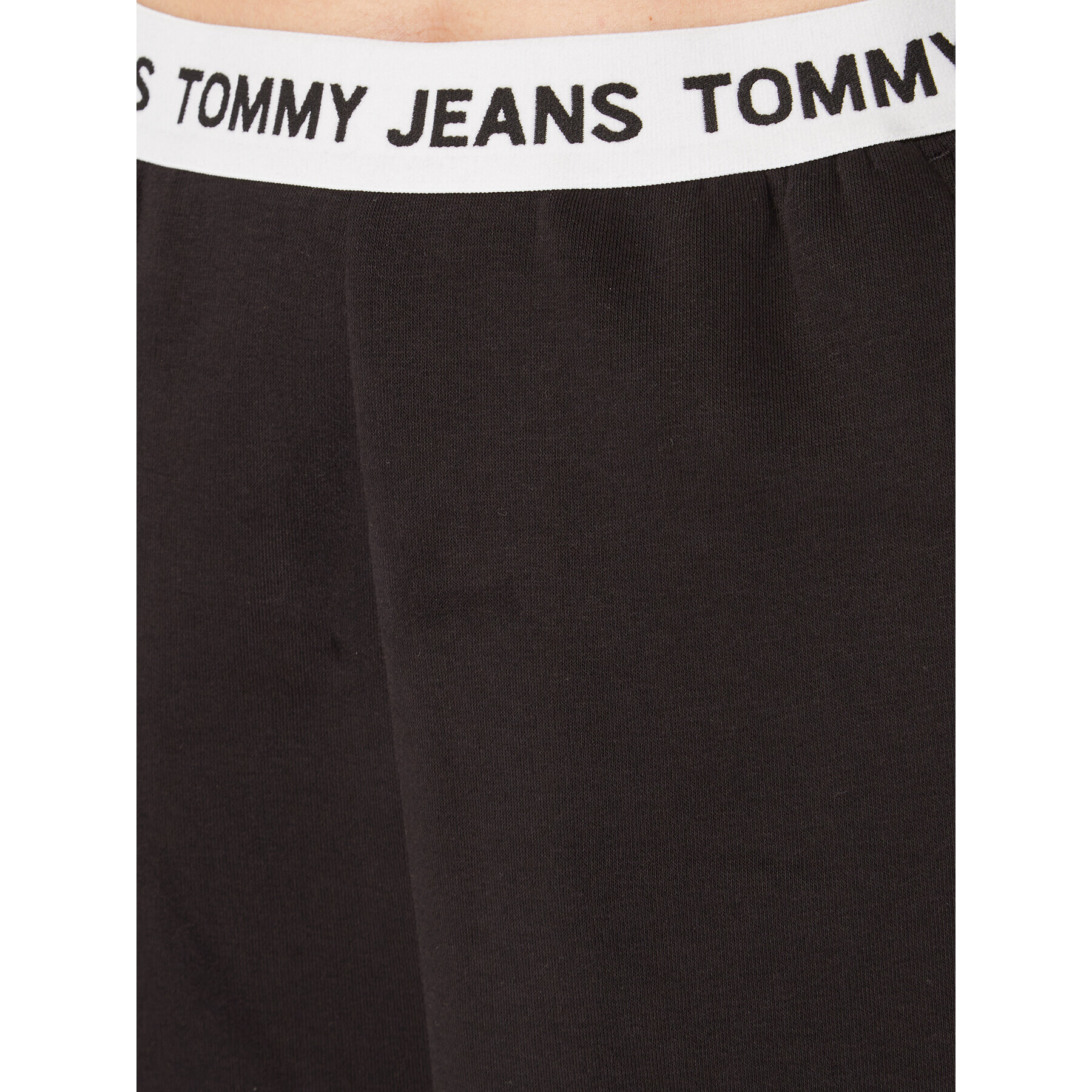 Tommy Jeans Pantaloni trening Logo DW0DW14432 Negru Regular Fit - Pled.ro