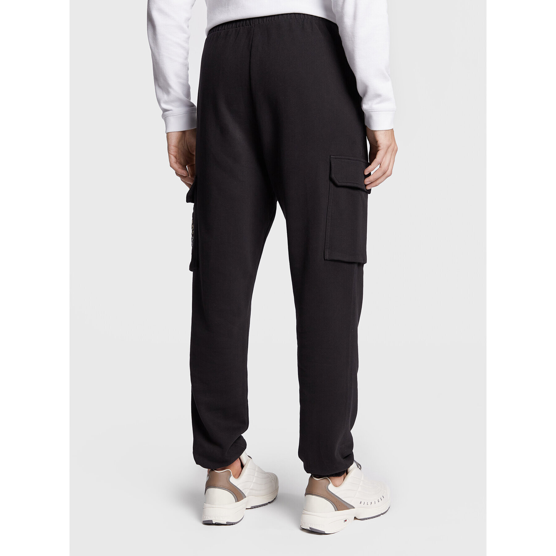 Tommy Jeans Pantaloni trening Timeless DM0DM14277 Negru Regular Fit - Pled.ro