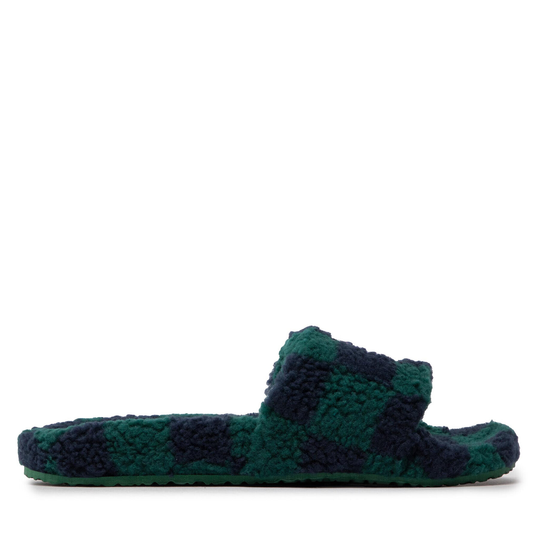 Tommy Jeans Papuci de casă Flag Slipper EM0EM01097 Verde - Pled.ro