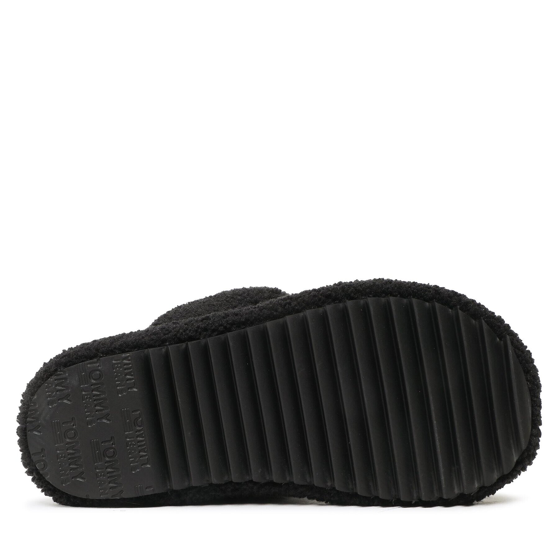 Tommy Jeans Papuci de casă Tj Winter Sandal 2D EN0EN02031 Negru - Pled.ro