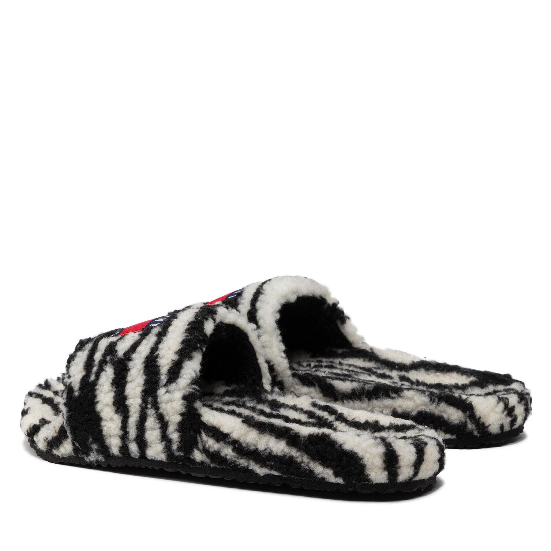 Tommy Jeans Papuci de casă Wild Animal Printed Poolslide EN0EN01668 Negru - Pled.ro