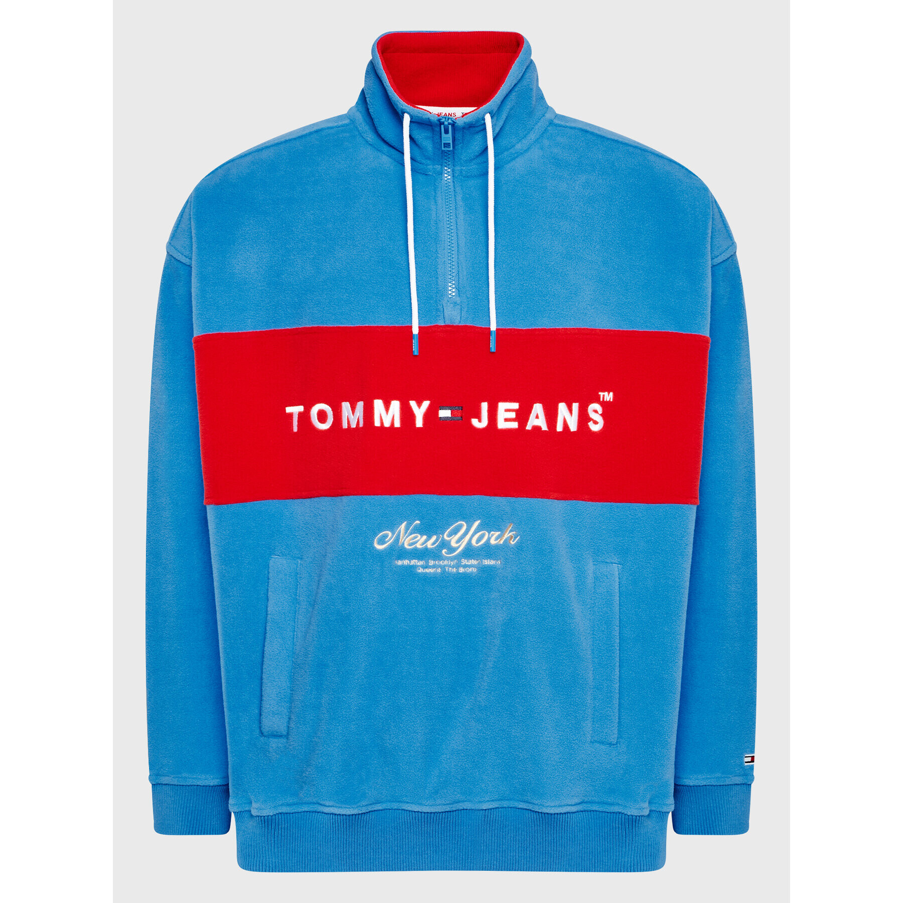 Tommy Jeans Polar Archive DM0DM13884 Albastru Regular Fit - Pled.ro