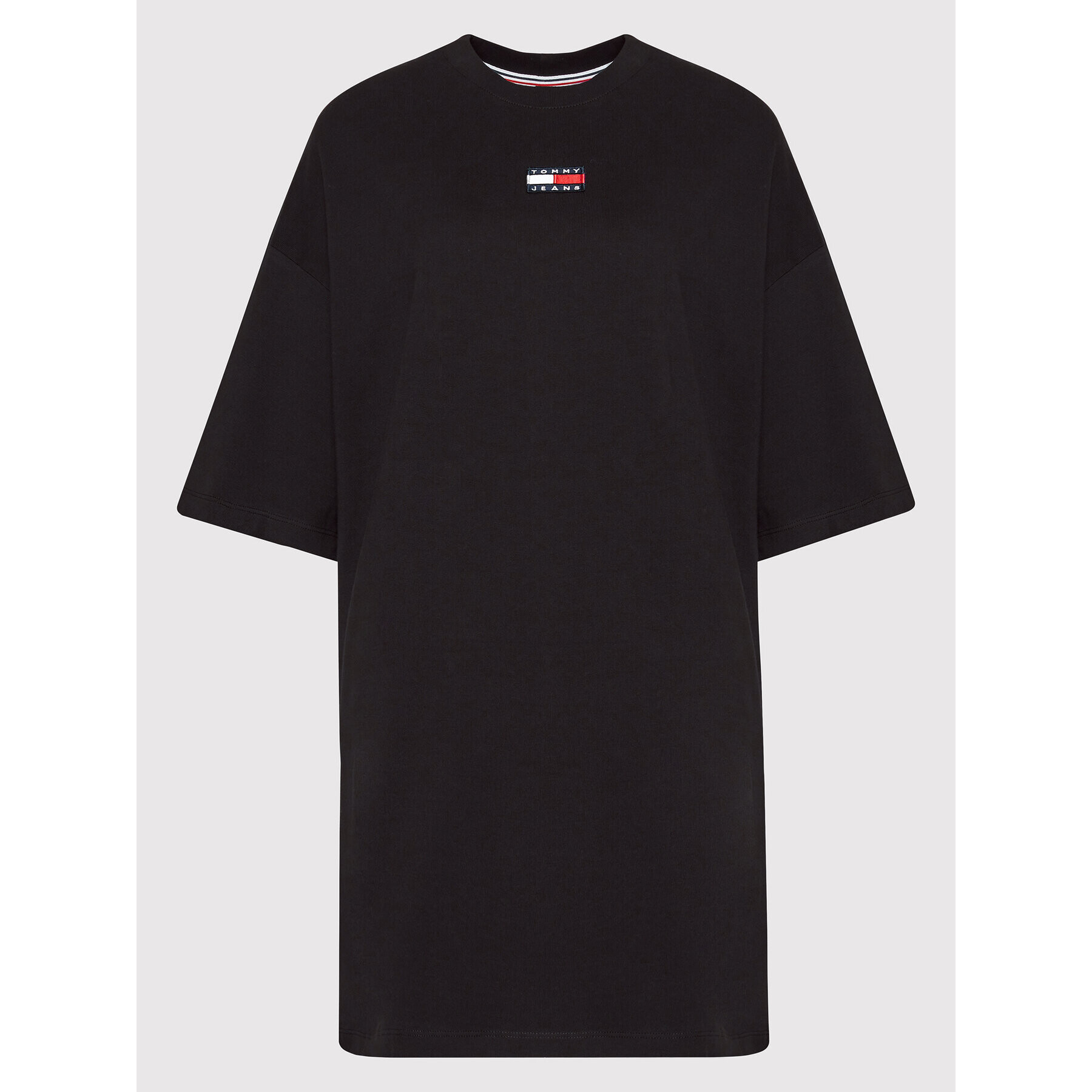 Tommy Jeans Rochie de zi DW0DW10370 Negru Oversize - Pled.ro