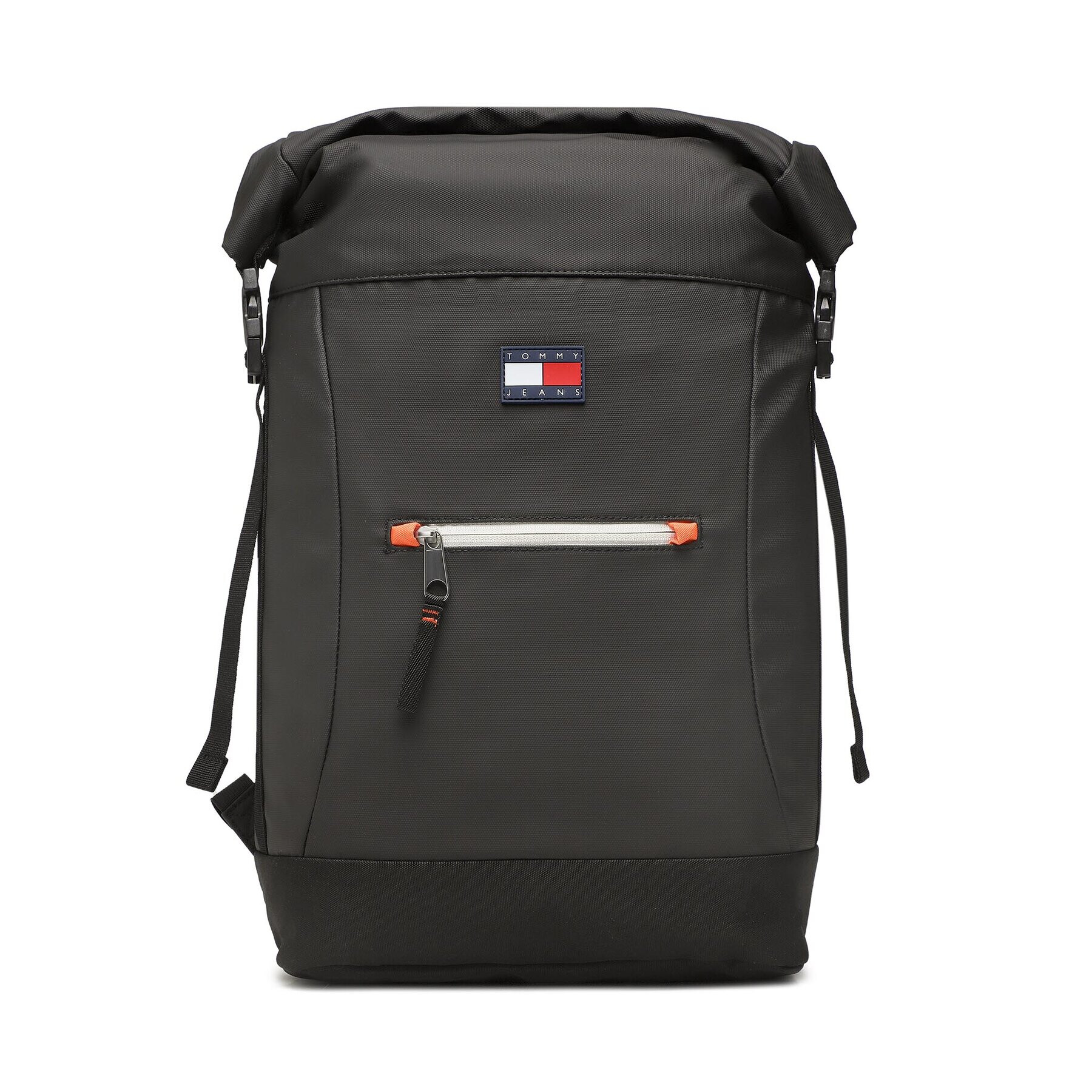 Tommy Jeans Rucsac Tjm Function Rolltop backpack AM0AM10891 Negru - Pled.ro