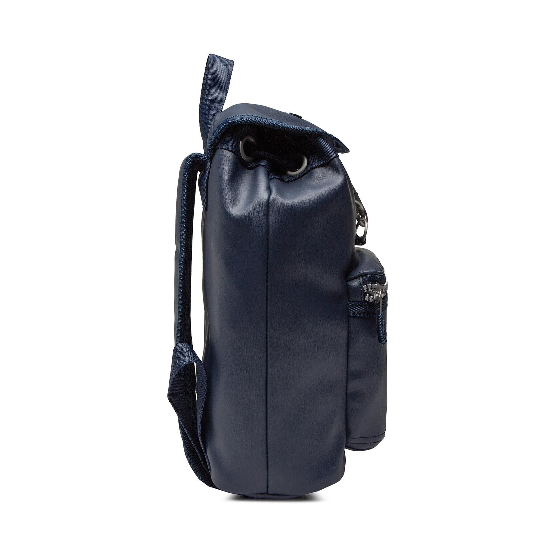 Tommy Jeans Rucsac Tjw Hertiage Flap Backpack AW0AW12561 Bleumarin - Pled.ro