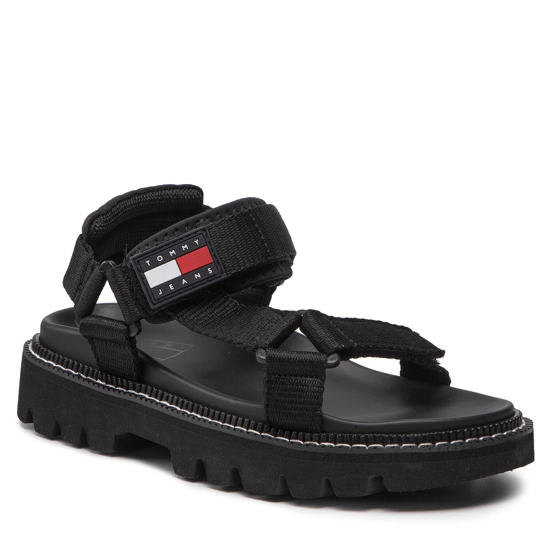 Tommy Jeans Sandale Chunky Sandal EN0EN01836 Negru - Pled.ro