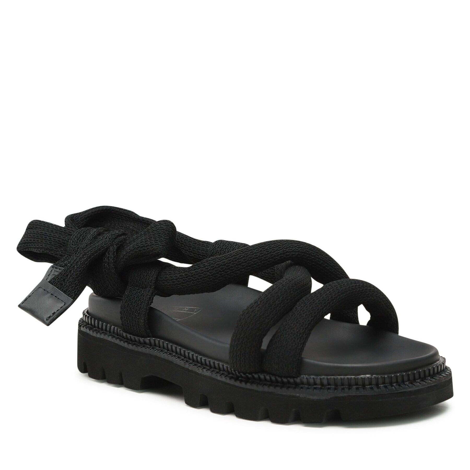 Tommy Jeans Sandale Chunky Sandal EN0EN02073 Negru - Pled.ro