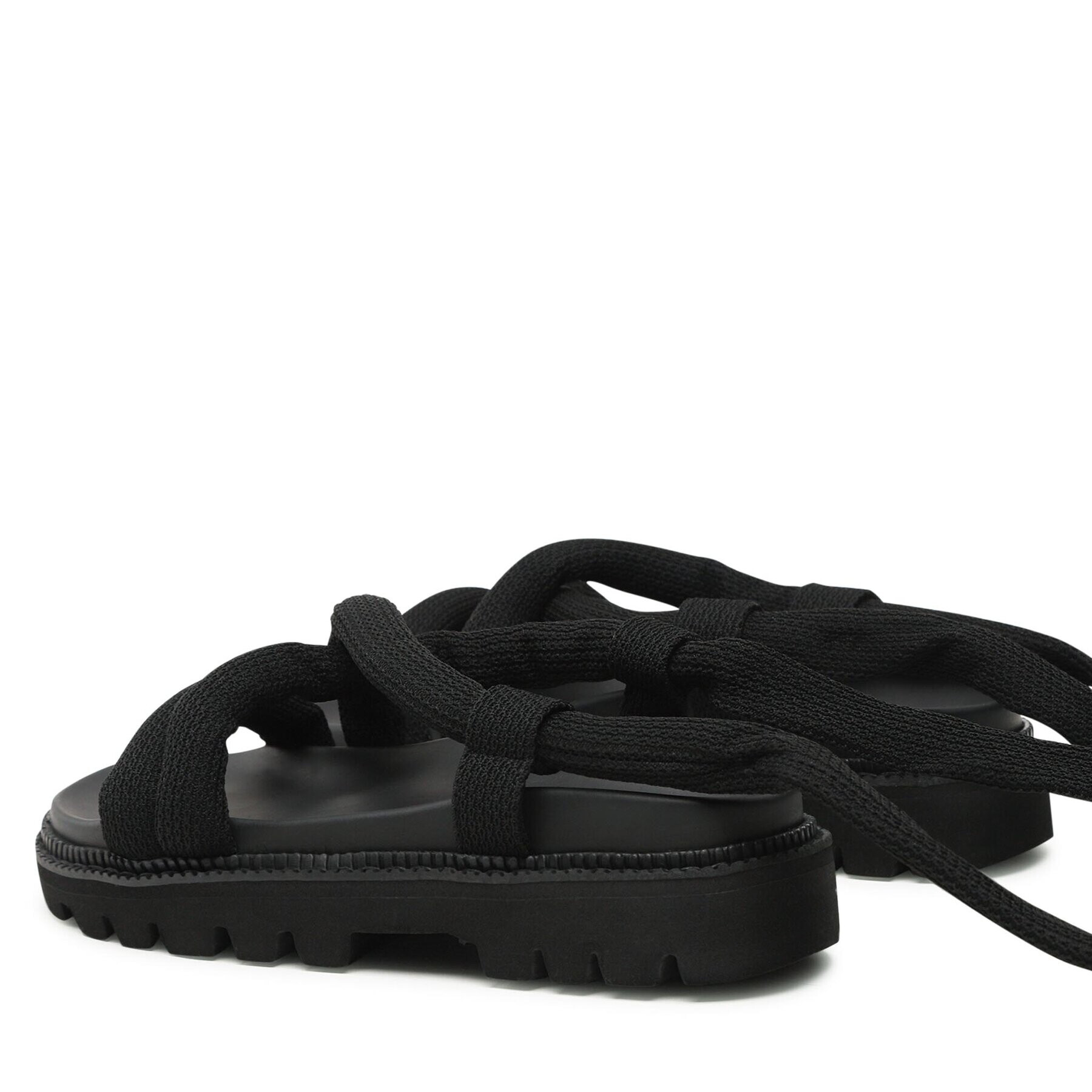 Tommy Jeans Sandale Chunky Sandal EN0EN02073 Negru - Pled.ro