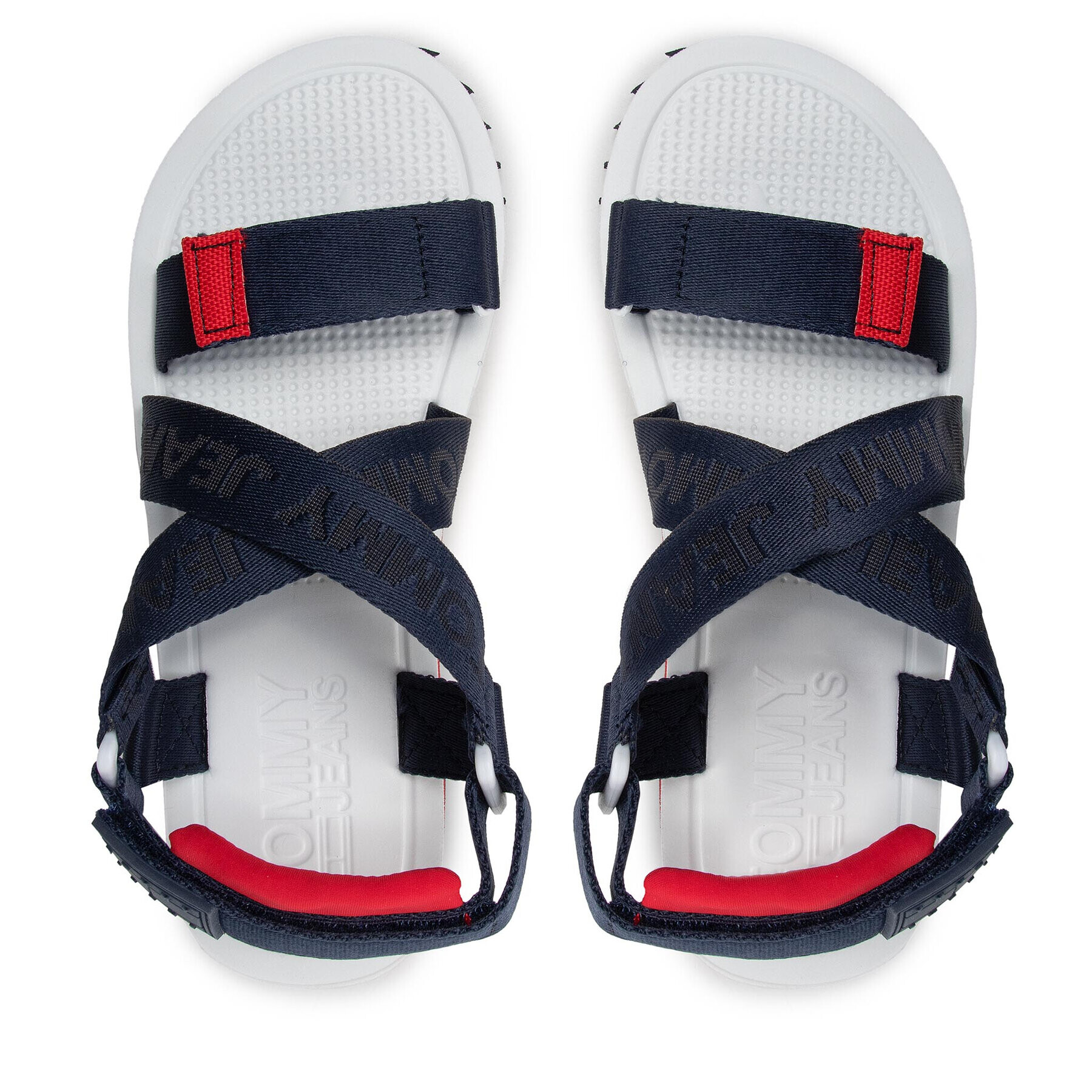 Tommy Jeans Sandale Flatform Eva Sandal EN0EN01839 Bleumarin - Pled.ro