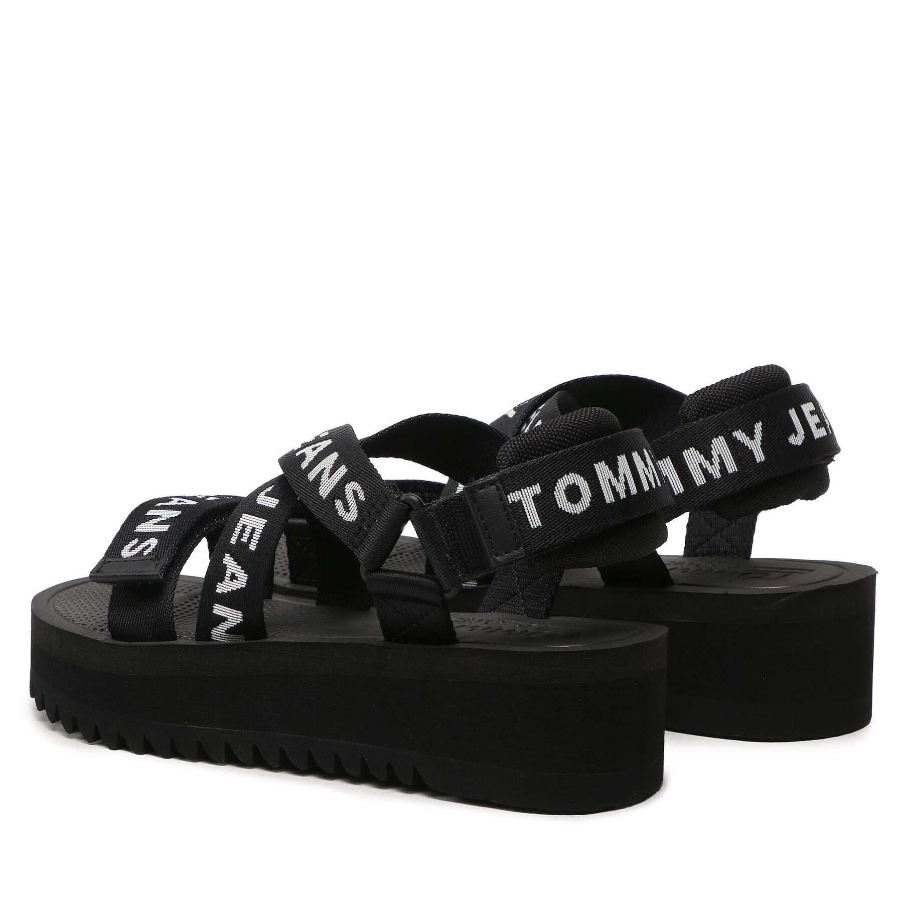 Tommy Jeans Sandale Flfrm Eva Sndl EN0EN02119 Negru - Pled.ro