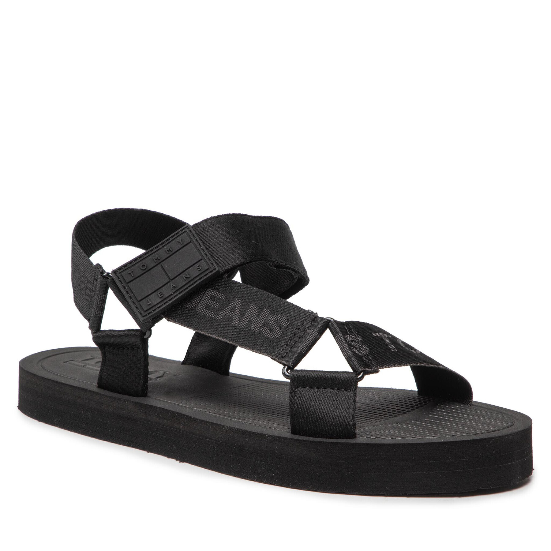 Tommy Jeans Sandale Mens Eva Sandal EM0EM00976 Negru - Pled.ro