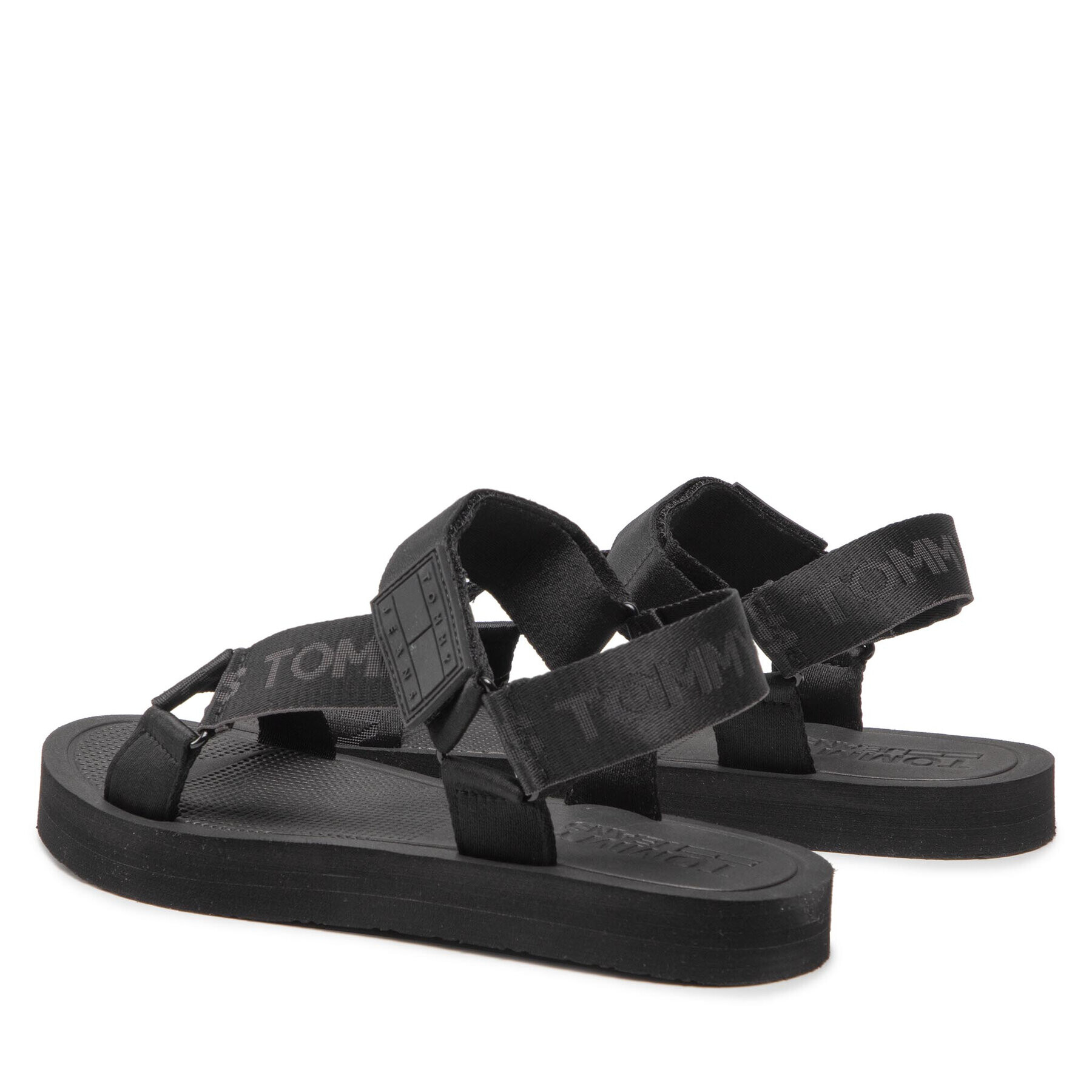 Tommy Jeans Sandale Mens Eva Sandal EM0EM00976 Negru - Pled.ro