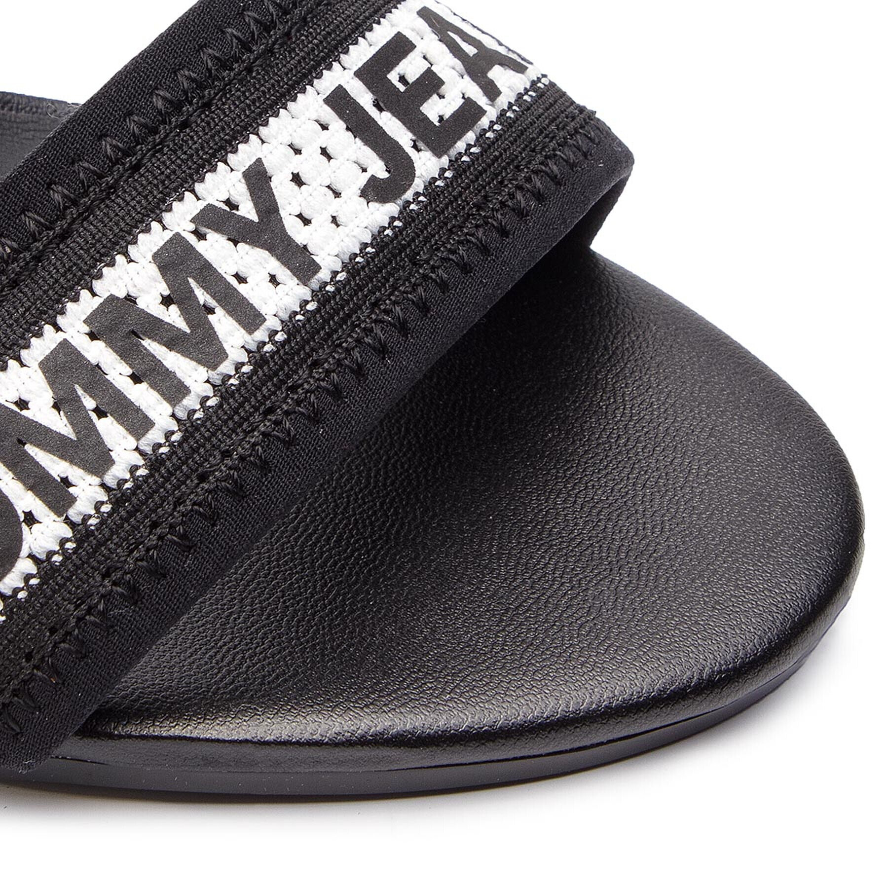 Tommy Jeans Sandale Mesh Webbing Heeld Sandal EN0EN00450 Negru - Pled.ro