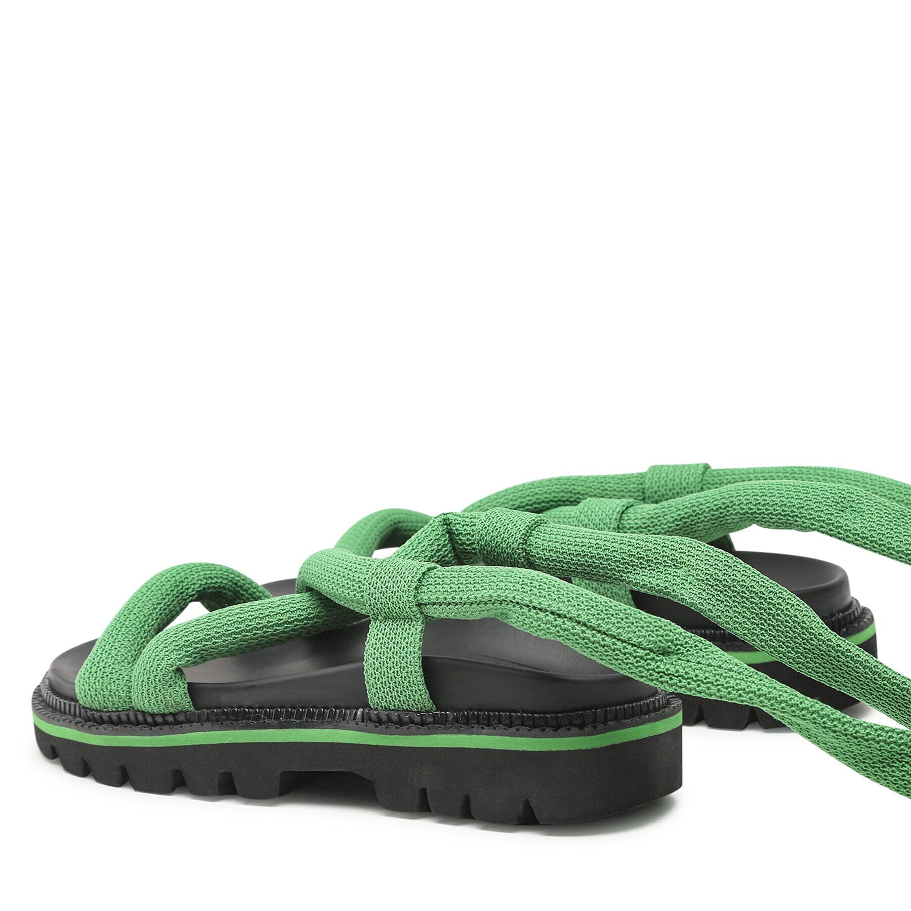 Tommy Jeans Sandale Sandal EN0EN02073 Verde - Pled.ro