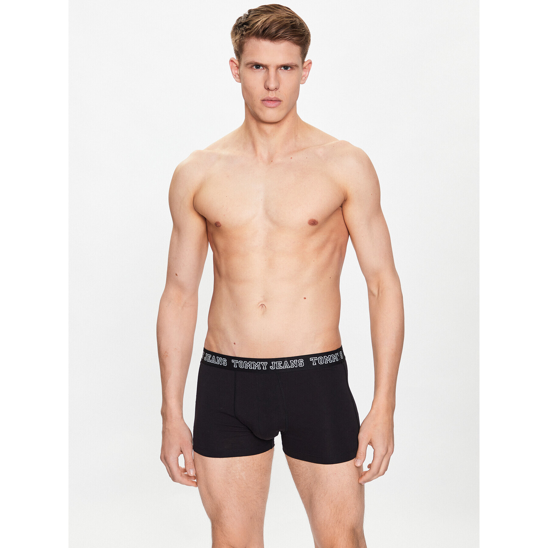 Tommy Jeans Set 3 perechi de boxeri UM0UM02850 Negru - Pled.ro