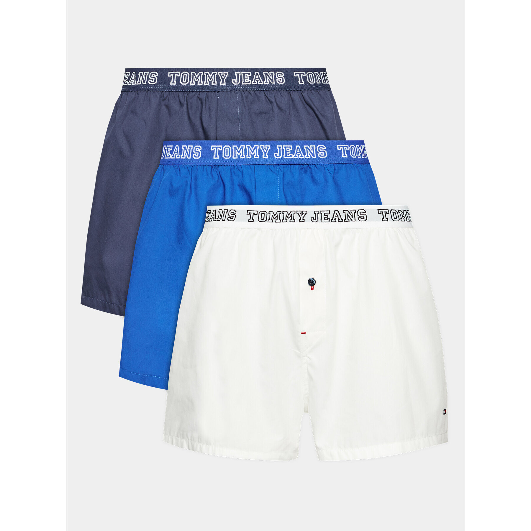 Tommy Jeans Set 3 perechi de boxeri UM0UM02863 Colorat - Pled.ro